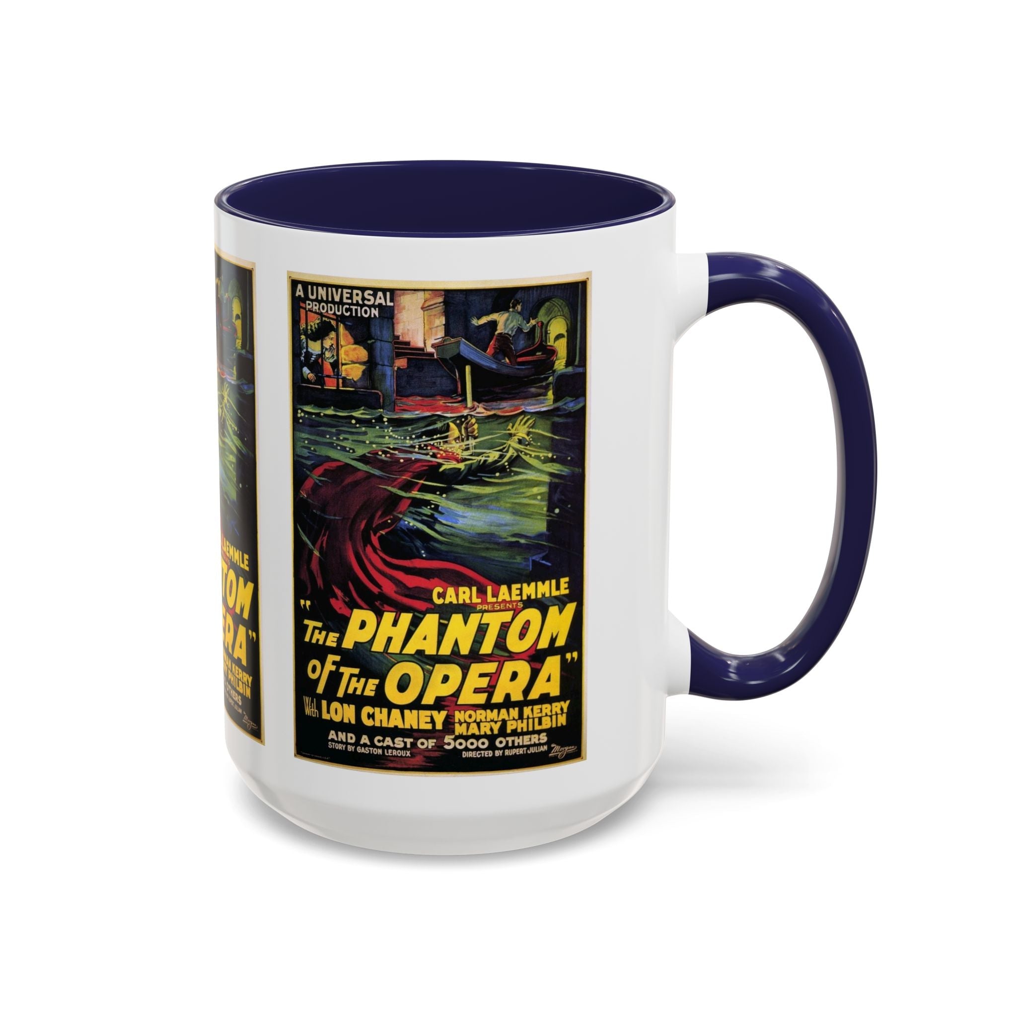 Cult Classic Movie Poster Art Accent Coffee Mug (11, 15oz) - Phantom Of The Opera 1925 - POPvault