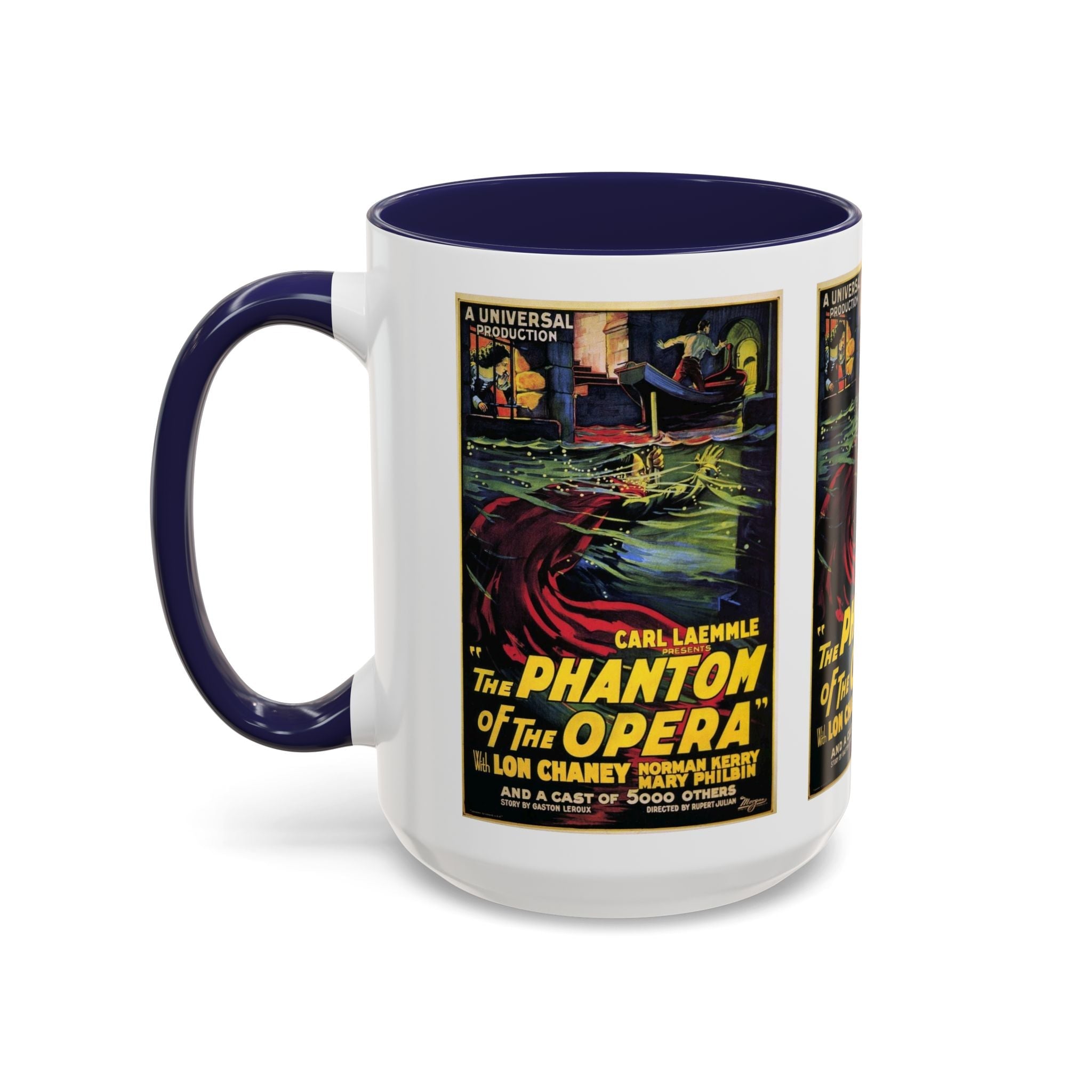 Cult Classic Movie Poster Art Accent Coffee Mug (11, 15oz) - Phantom Of The Opera 1925 - POPvault