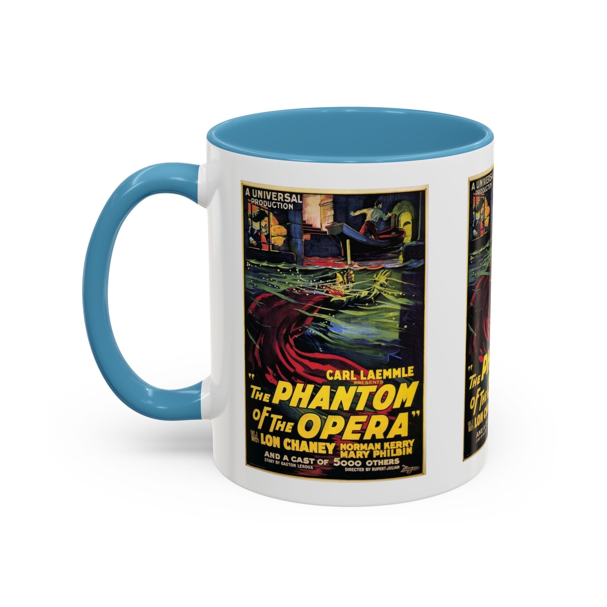 Cult Classic Movie Poster Art Accent Coffee Mug (11, 15oz) - Phantom Of The Opera 1925 - POPvault