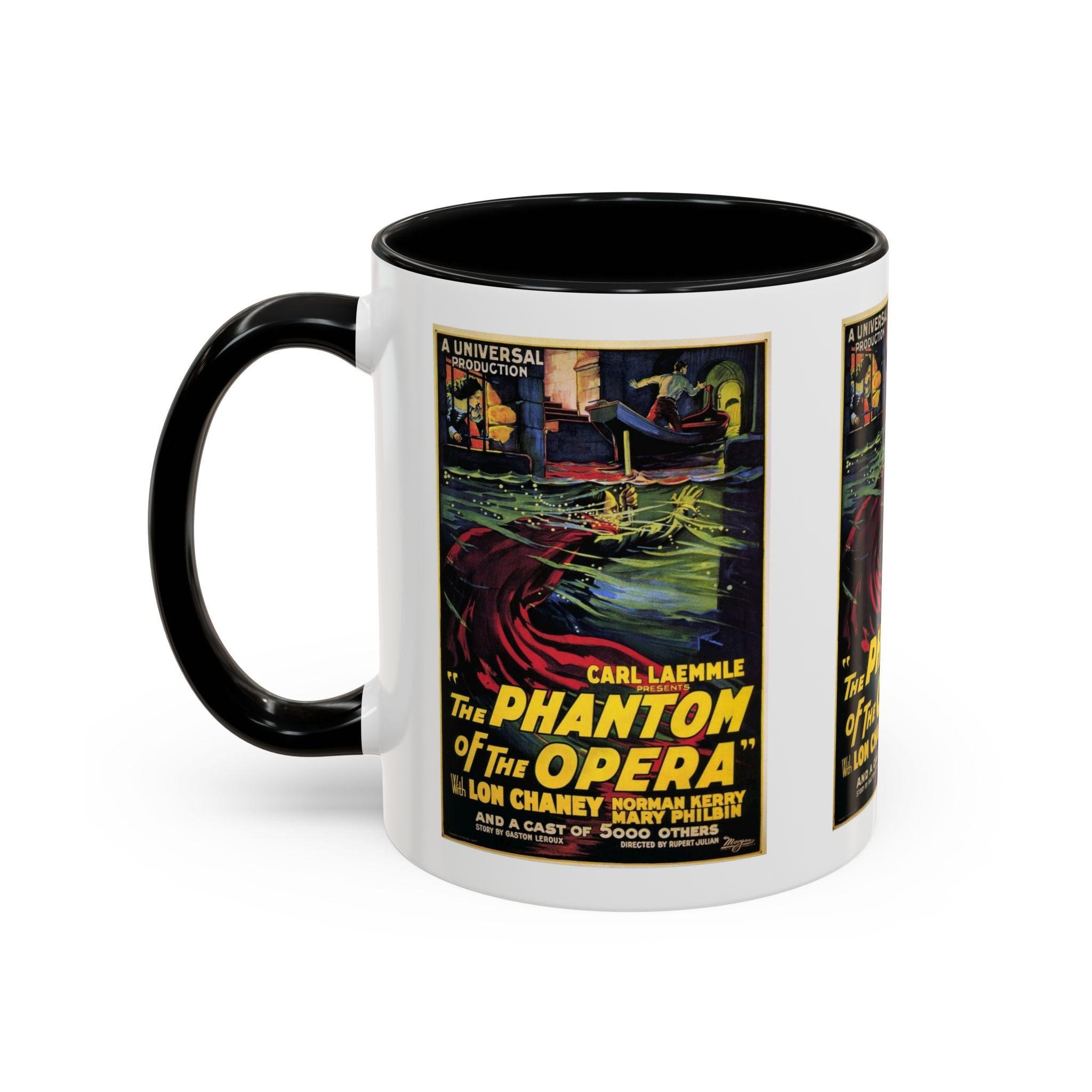 Cult Classic Movie Poster Art Accent Coffee Mug (11, 15oz) - Phantom Of The Opera 1925 - POPvault