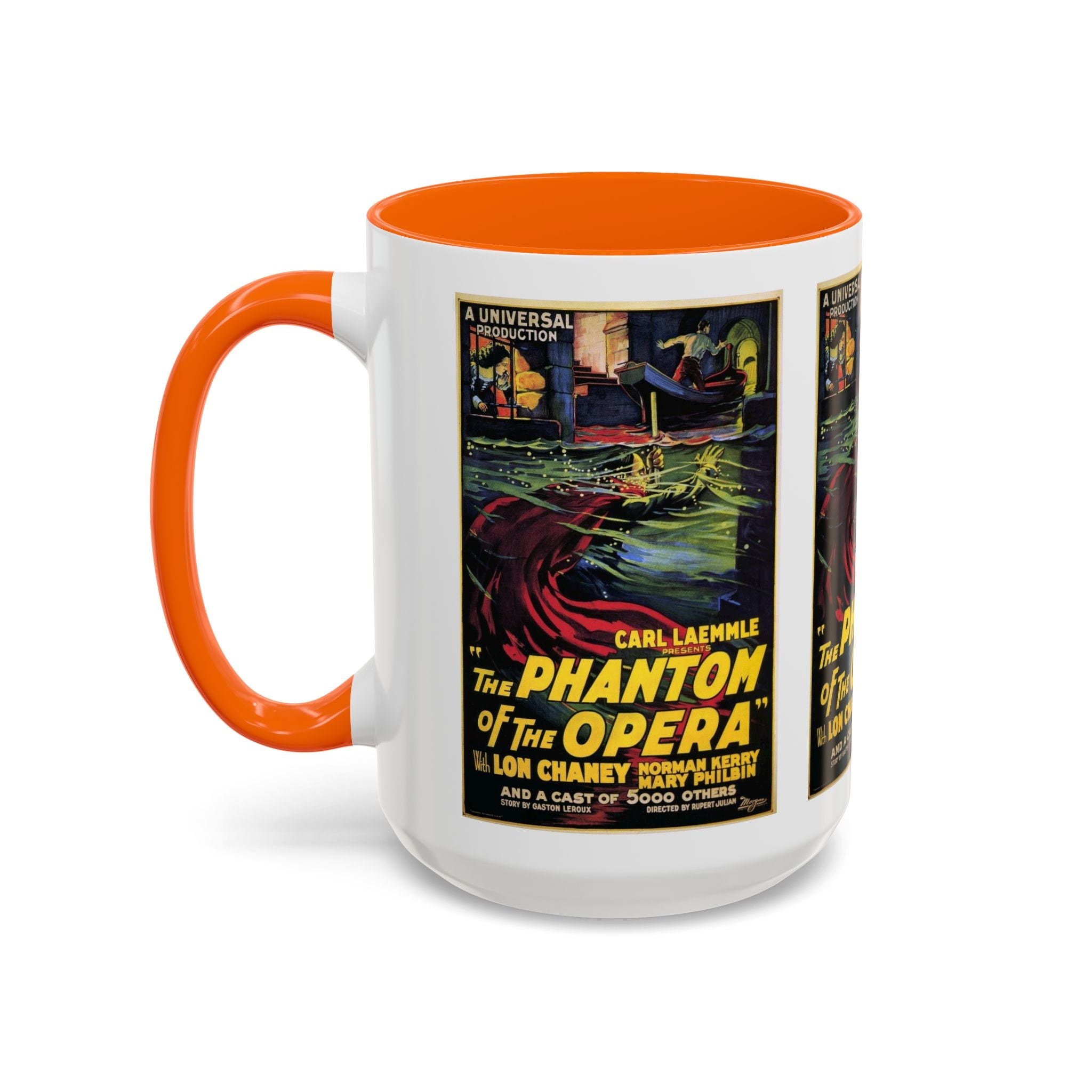 Cult Classic Movie Poster Art Accent Coffee Mug (11, 15oz) - Phantom Of The Opera 1925 - POPvault
