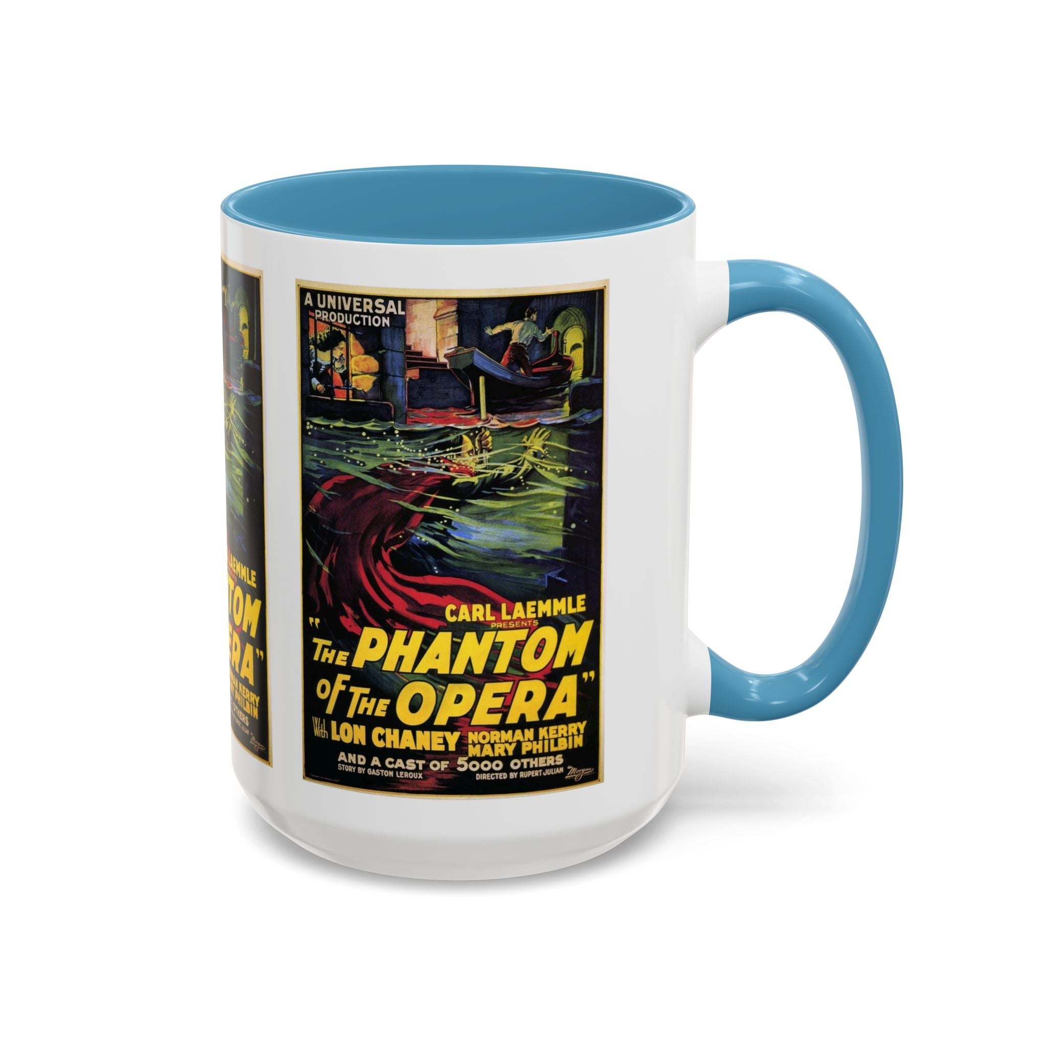 Cult Classic Movie Poster Art Accent Coffee Mug (11, 15oz) - Phantom Of The Opera 1925 - POPvault