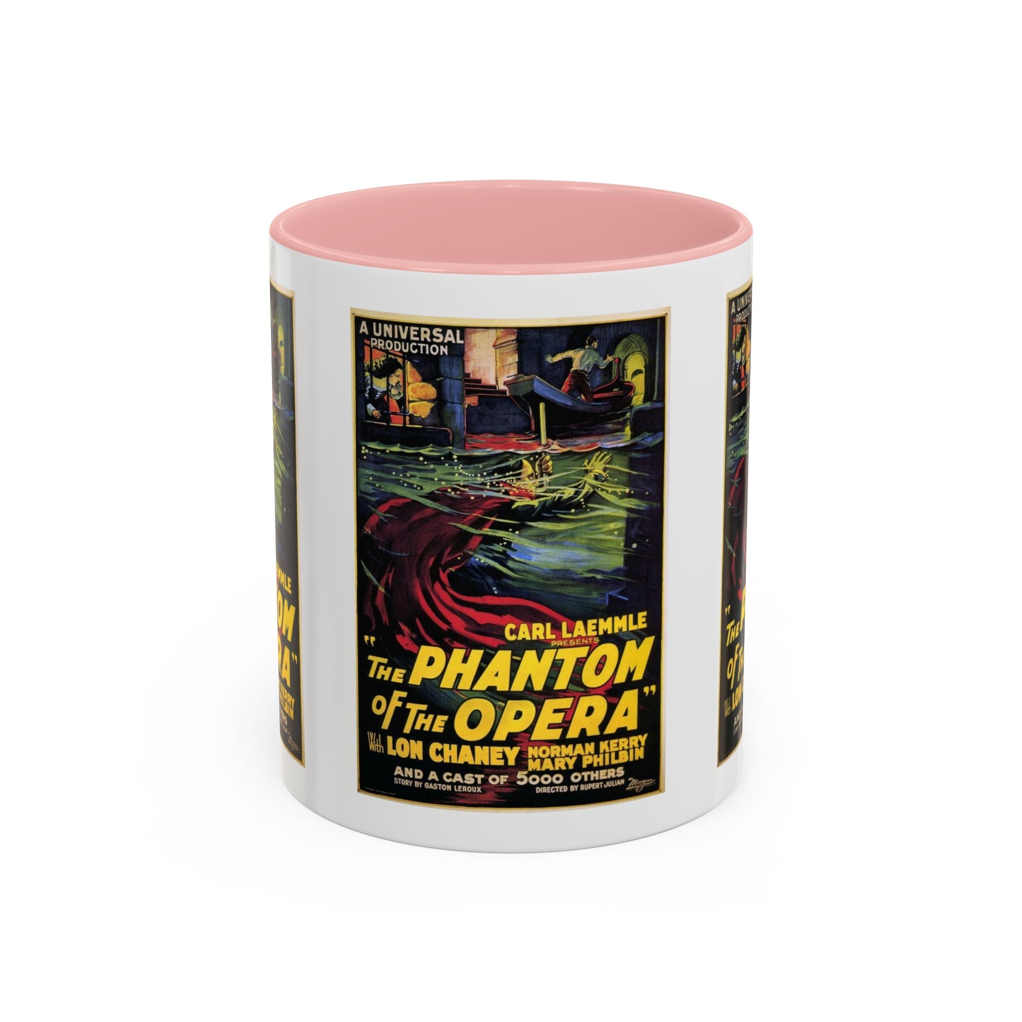 Cult Classic Movie Poster Art Accent Coffee Mug (11, 15oz) - Phantom Of The Opera 1925 - POPvault