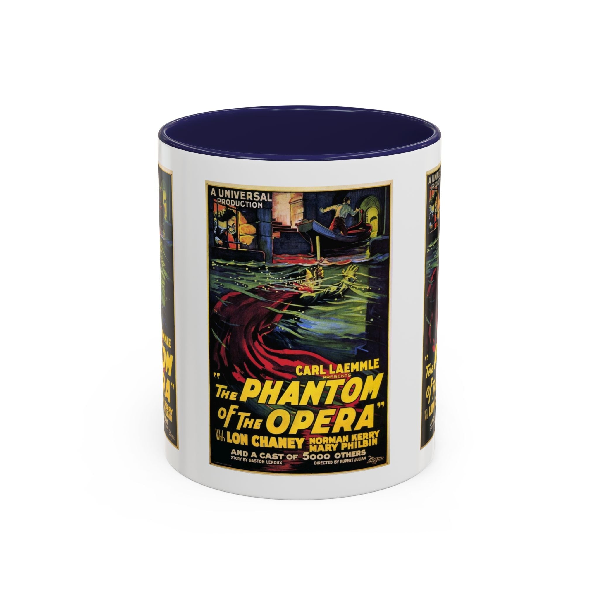Cult Classic Movie Poster Art Accent Coffee Mug (11, 15oz) - Phantom Of The Opera 1925 - POPvault