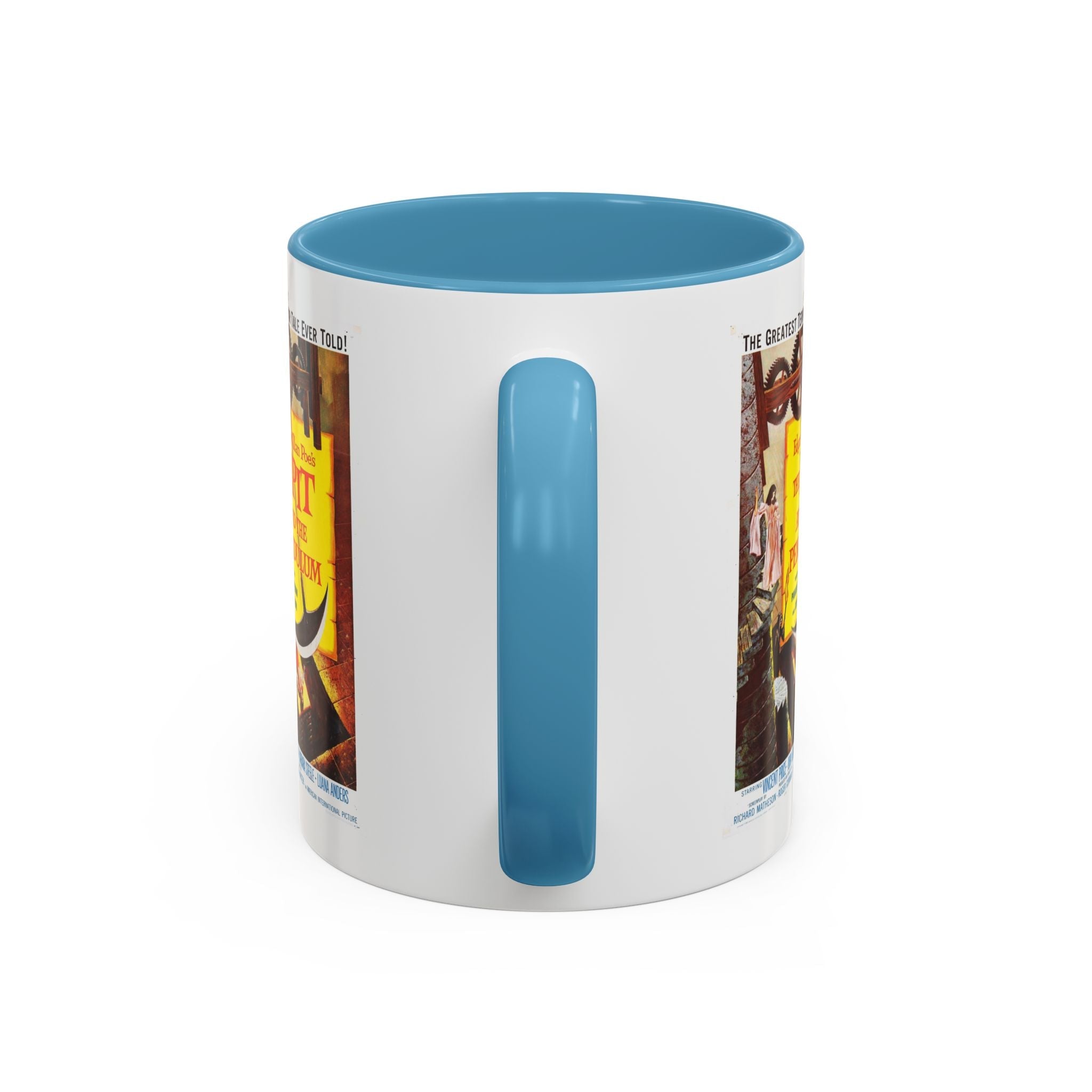 Cult Classic Movie Poster Art Accent Coffee Mug (11, 15oz) - Pit And The Pendulum 1961 - POPvault
