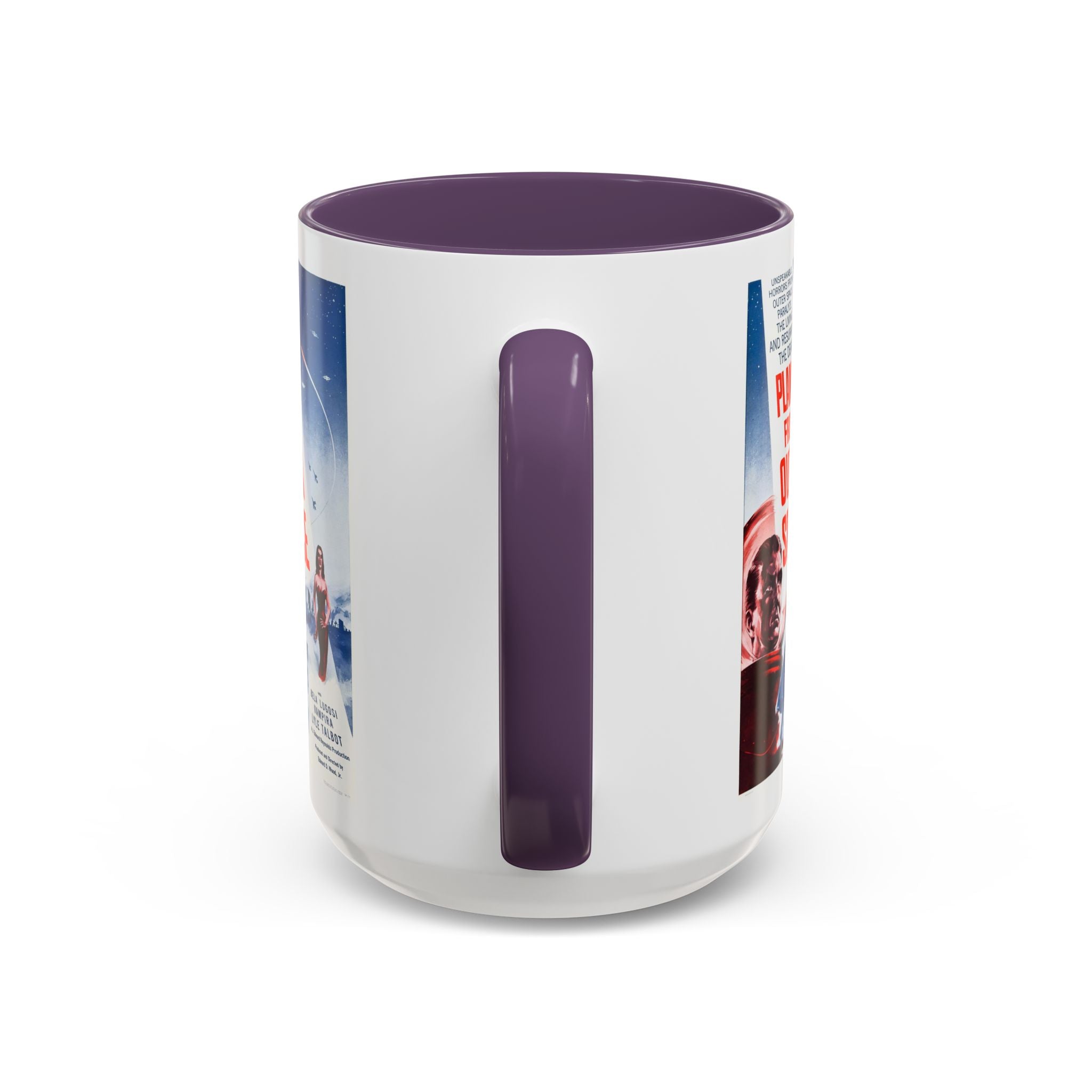 Cult Classic Movie Poster Art Accent Coffee Mug (11, 15oz) - Plan 9 From Outer Space 1959 - POPvault