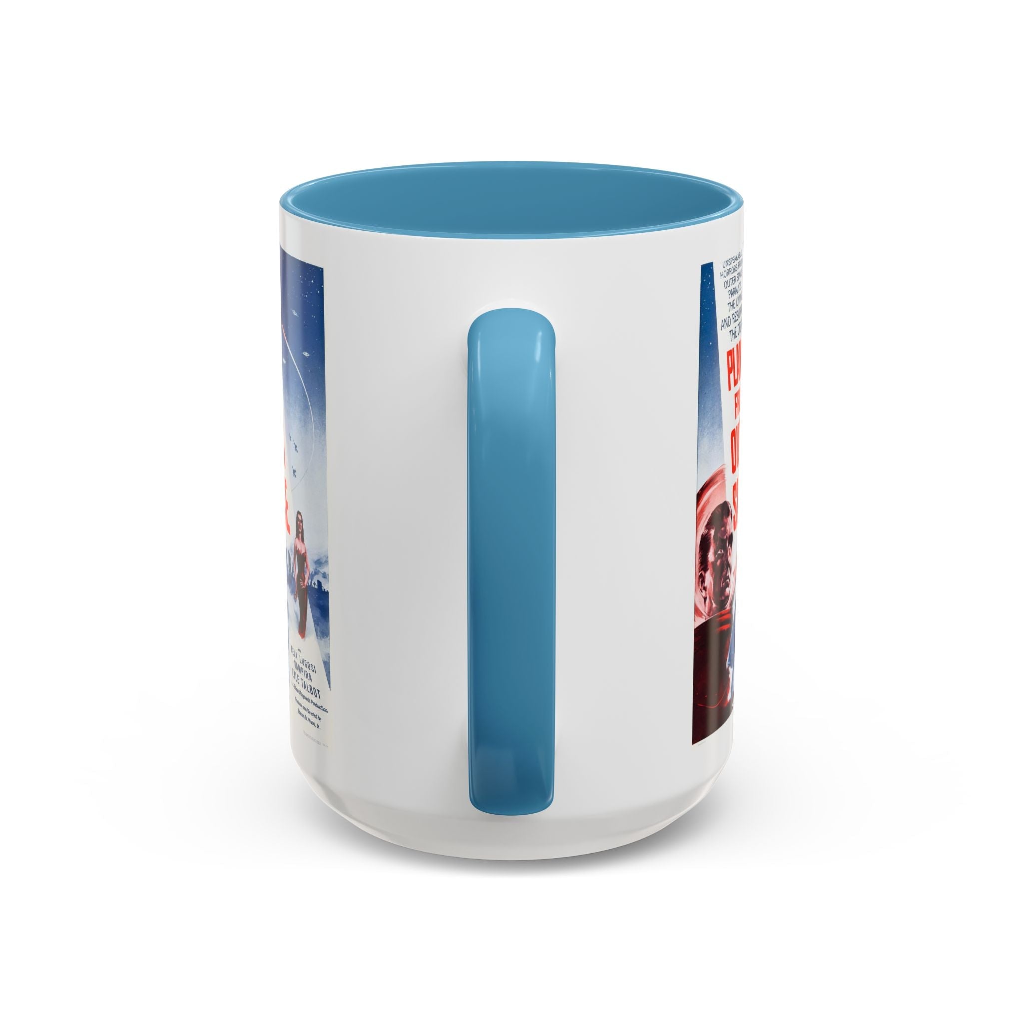 Cult Classic Movie Poster Art Accent Coffee Mug (11, 15oz) - Plan 9 From Outer Space 1959 - POPvault