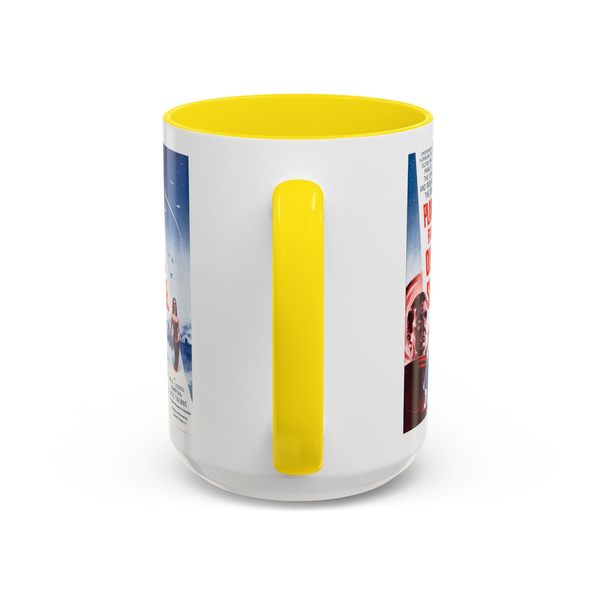 Cult Classic Movie Poster Art Accent Coffee Mug (11, 15oz) - Plan 9 From Outer Space 1959 - POPvault