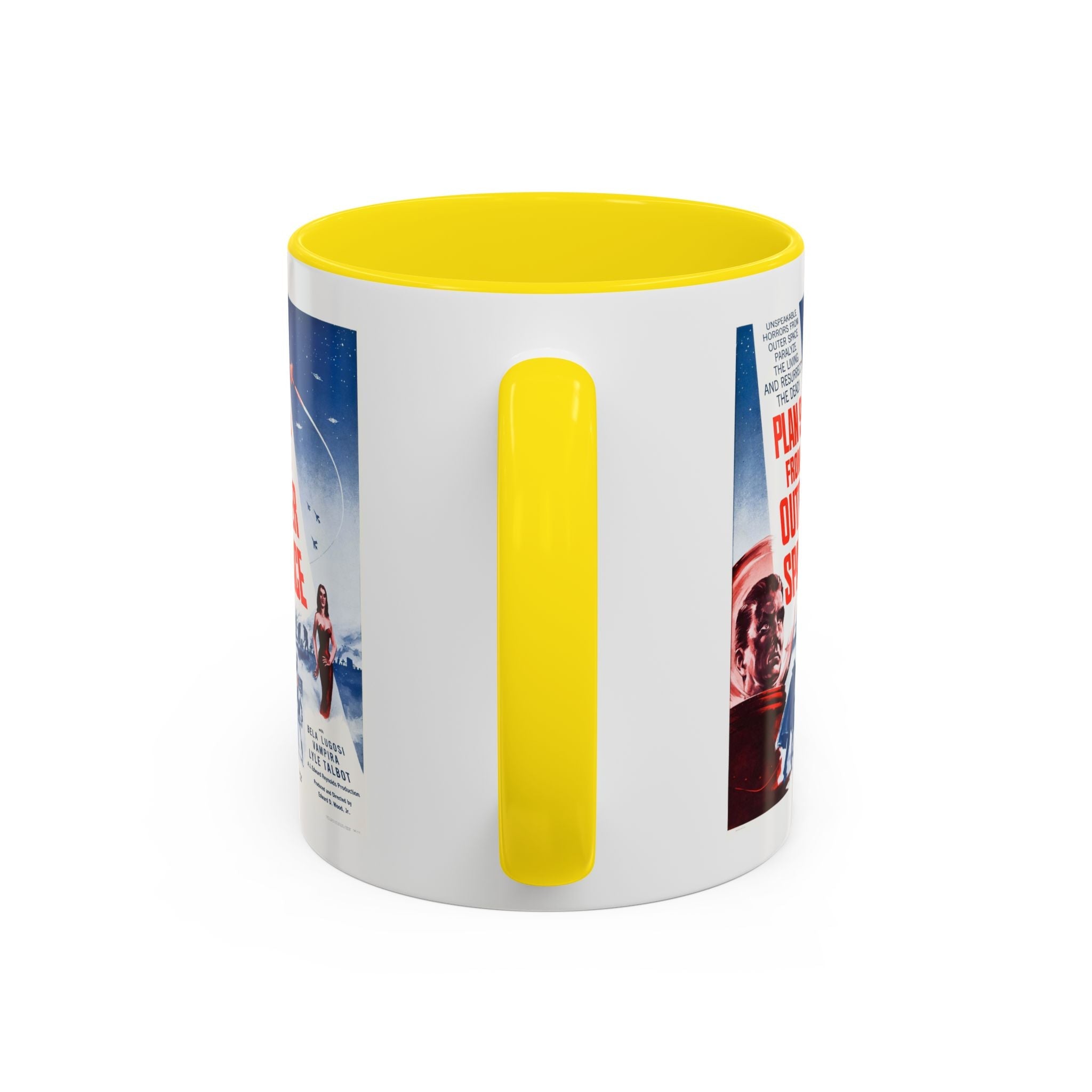 Cult Classic Movie Poster Art Accent Coffee Mug (11, 15oz) - Plan 9 From Outer Space 1959 - POPvault