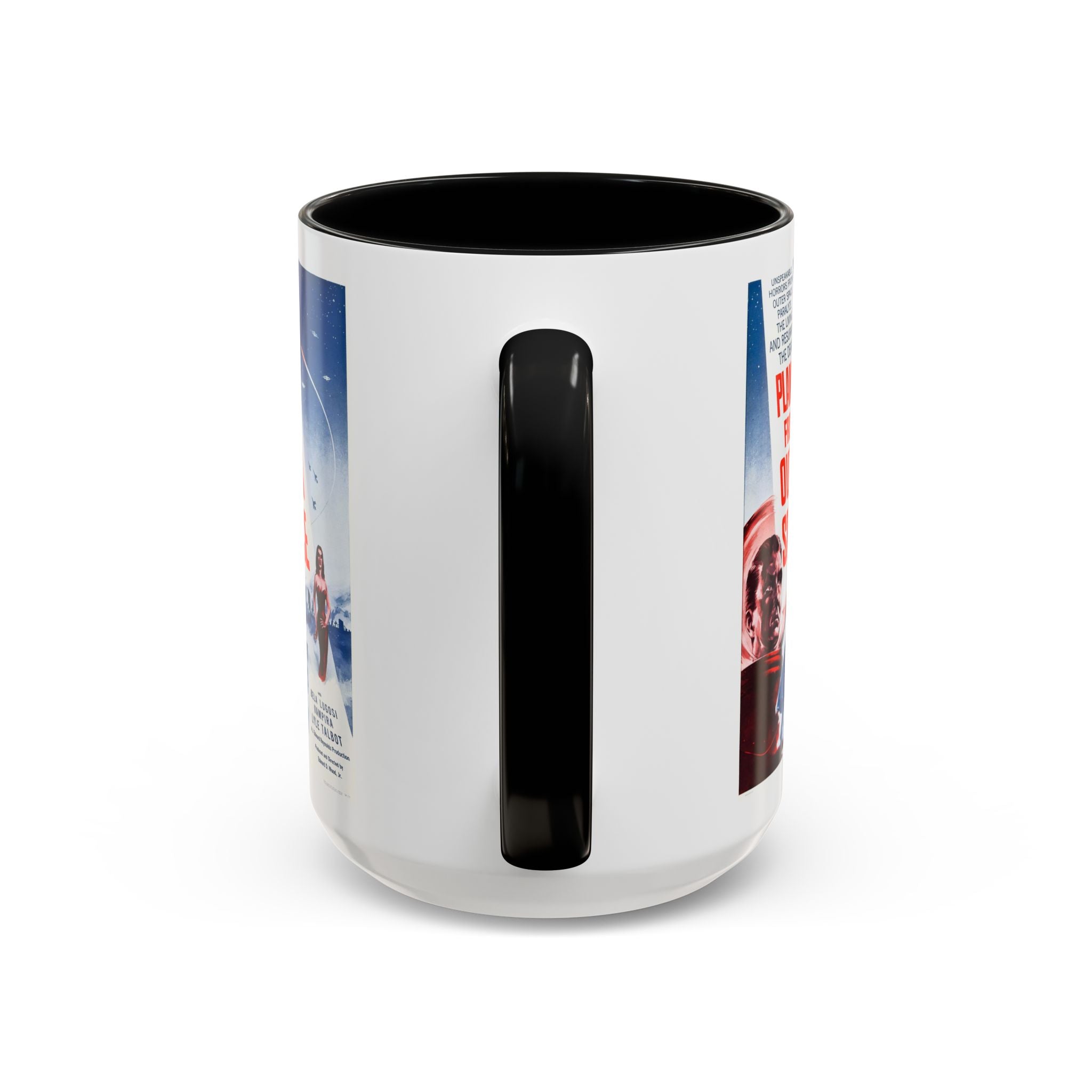 Cult Classic Movie Poster Art Accent Coffee Mug (11, 15oz) - Plan 9 From Outer Space 1959 - POPvault