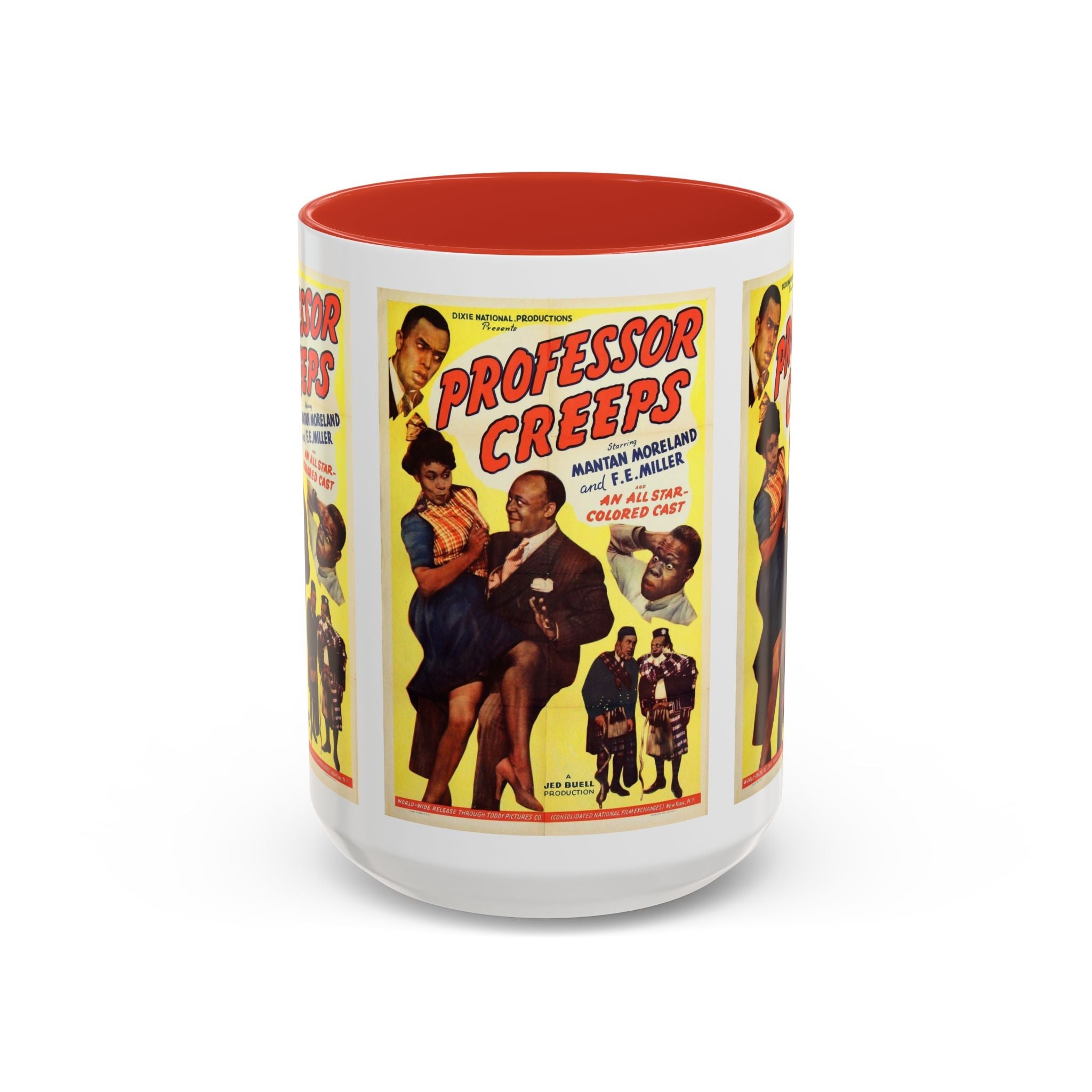 Cult Classic Movie Poster Art Accent Coffee Mug (11, 15oz) - Professor Creeps 1942 - POPvault