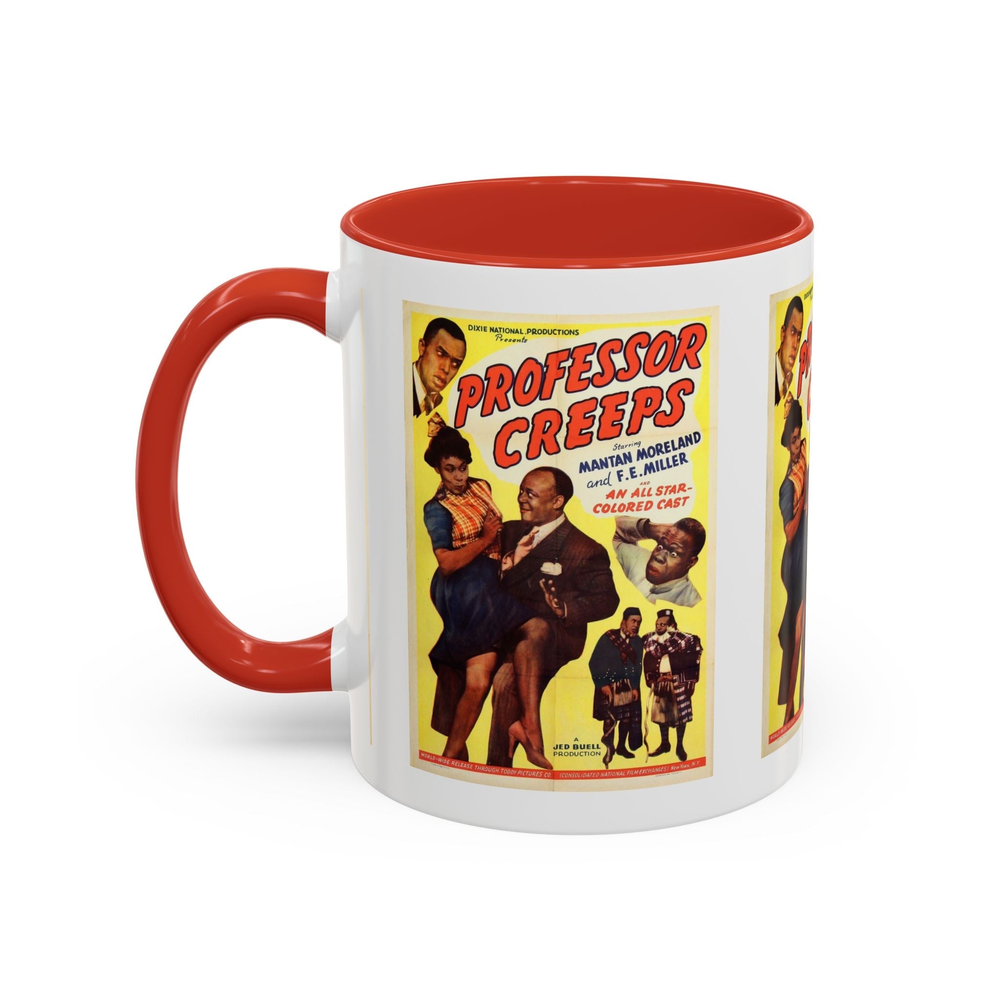 Cult Classic Movie Poster Art Accent Coffee Mug (11, 15oz) - Professor Creeps 1942 - POPvault