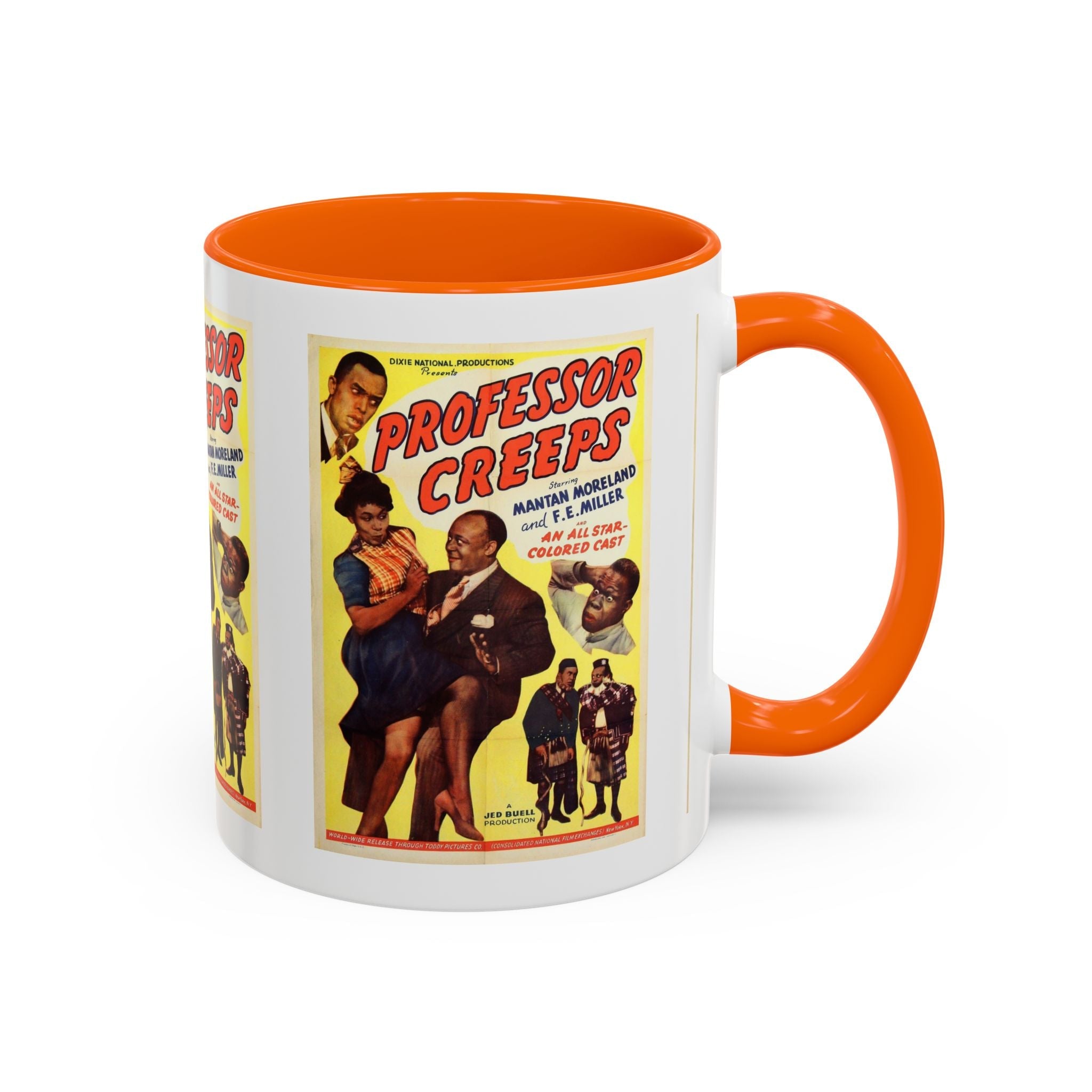Cult Classic Movie Poster Art Accent Coffee Mug (11, 15oz) - Professor Creeps 1942 - POPvault