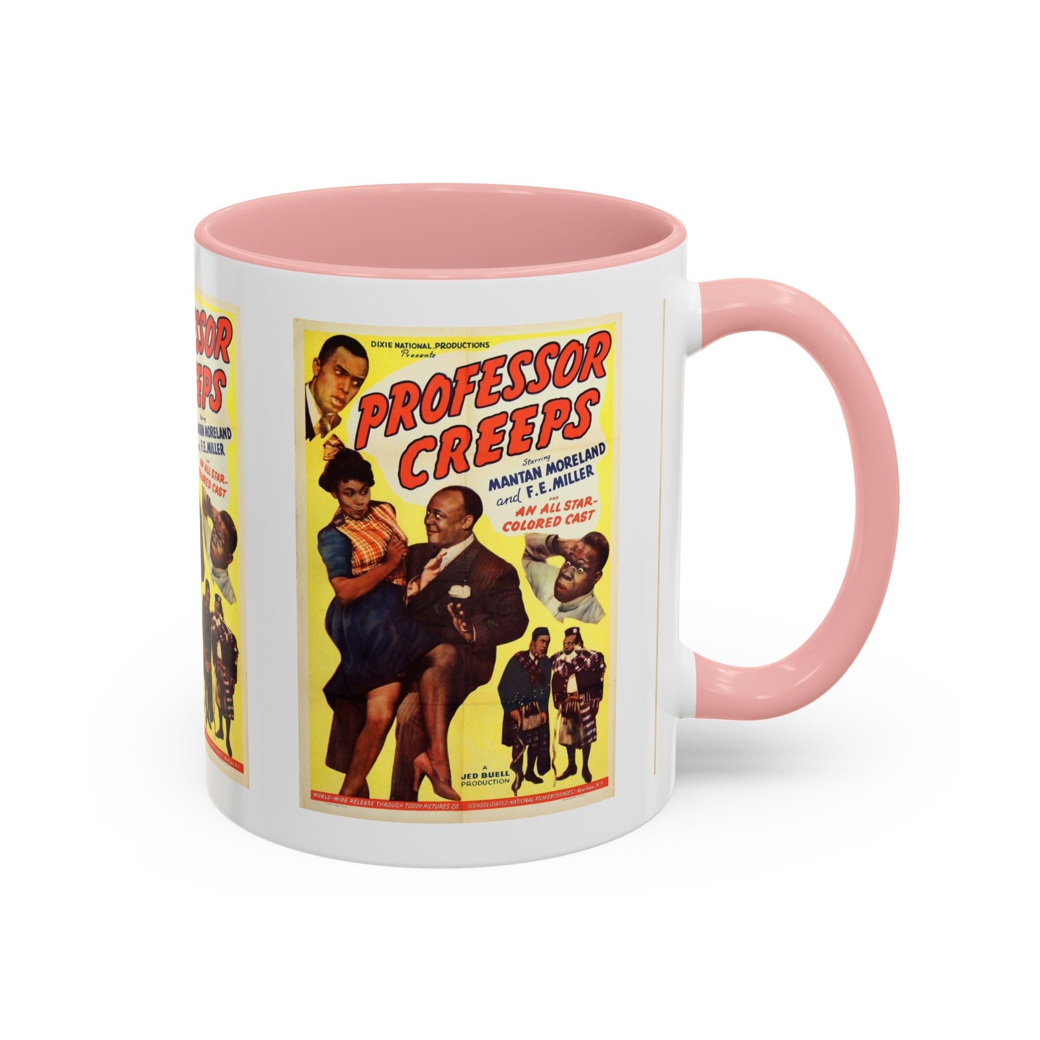 Cult Classic Movie Poster Art Accent Coffee Mug (11, 15oz) - Professor Creeps 1942 - POPvault