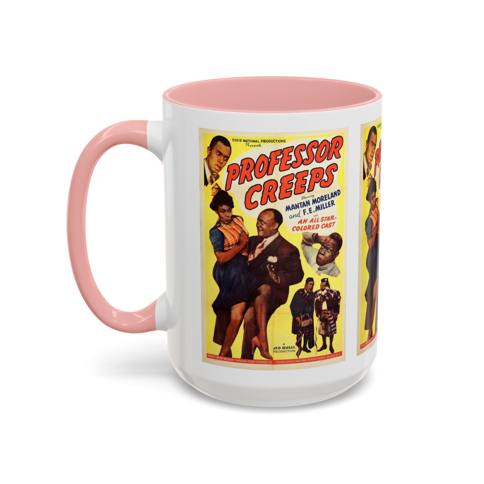 Cult Classic Movie Poster Art Accent Coffee Mug (11, 15oz) - Professor Creeps 1942 - POPvault