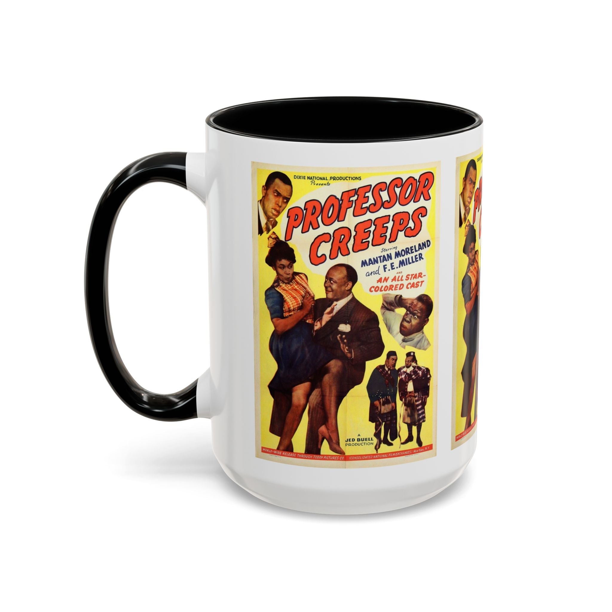 Cult Classic Movie Poster Art Accent Coffee Mug (11, 15oz) - Professor Creeps 1942 - POPvault