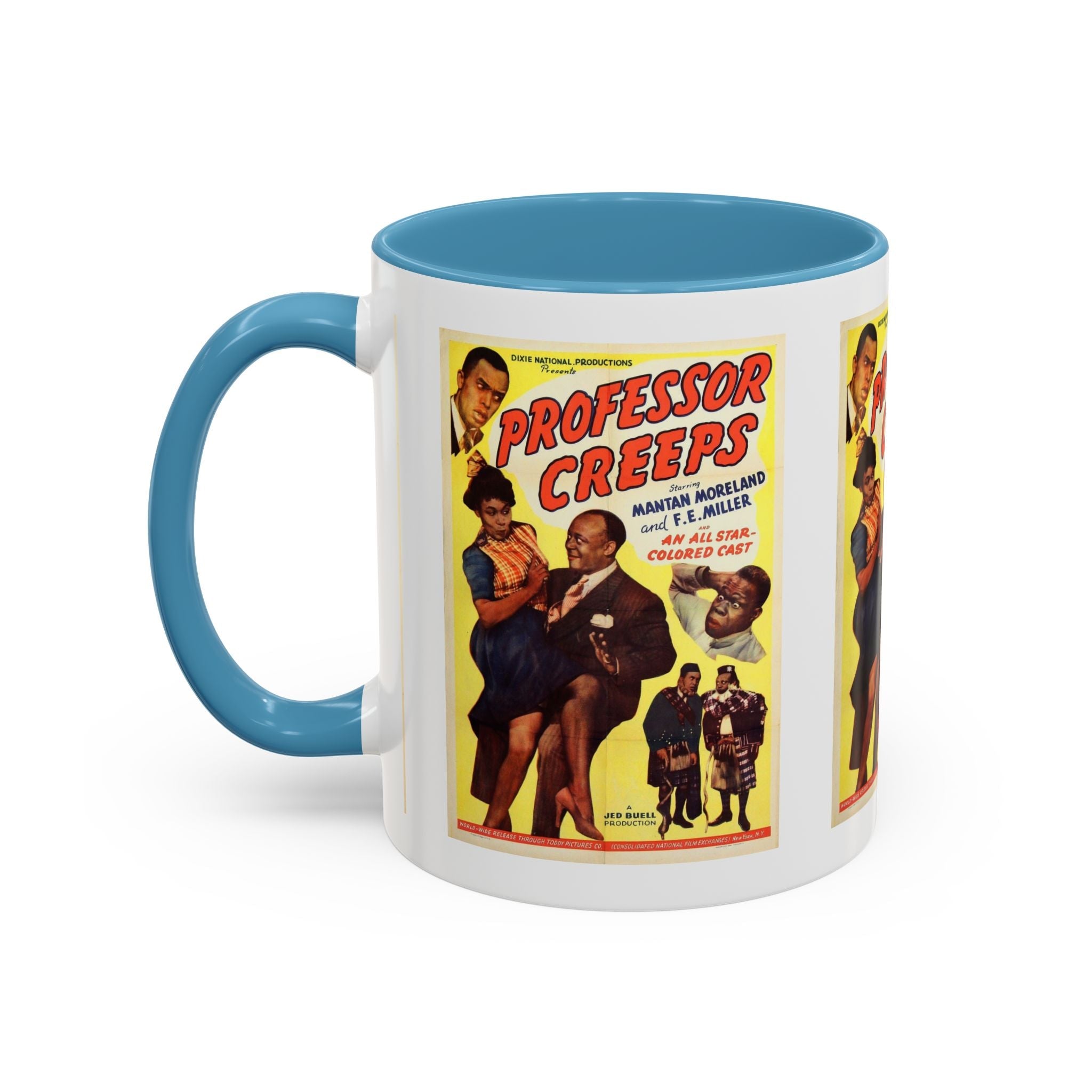 Cult Classic Movie Poster Art Accent Coffee Mug (11, 15oz) - Professor Creeps 1942 - POPvault