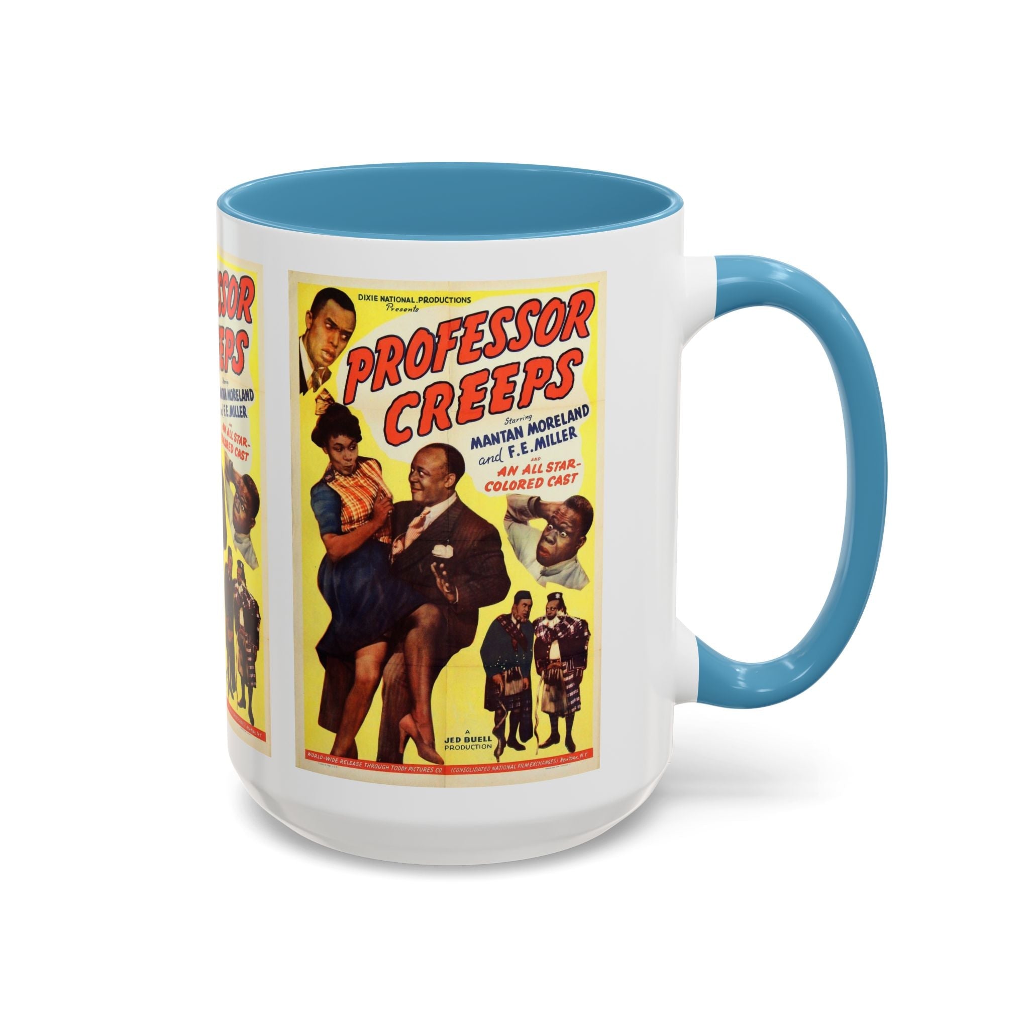 Cult Classic Movie Poster Art Accent Coffee Mug (11, 15oz) - Professor Creeps 1942 - POPvault