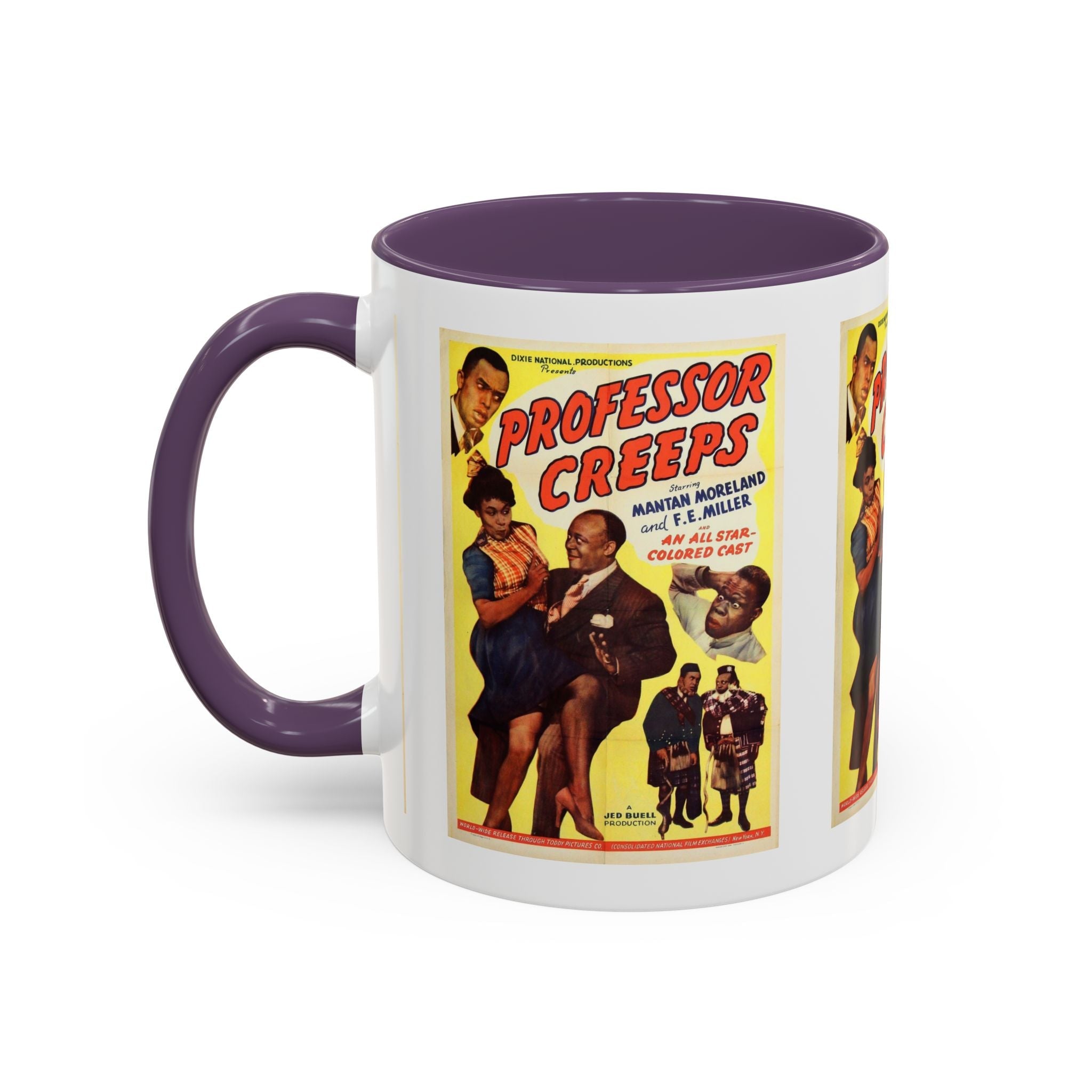 Cult Classic Movie Poster Art Accent Coffee Mug (11, 15oz) - Professor Creeps 1942 - POPvault