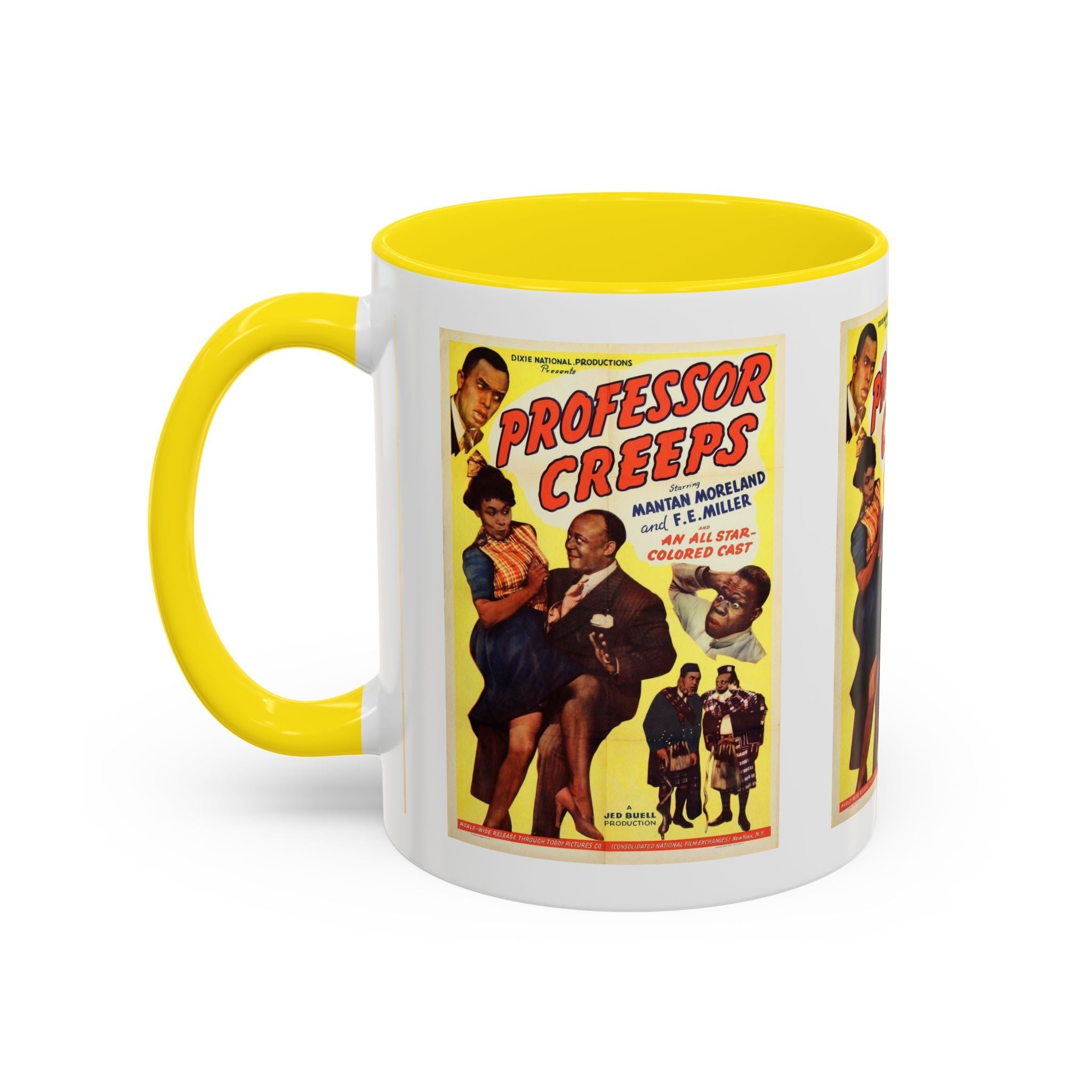 Cult Classic Movie Poster Art Accent Coffee Mug (11, 15oz) - Professor Creeps 1942 - POPvault