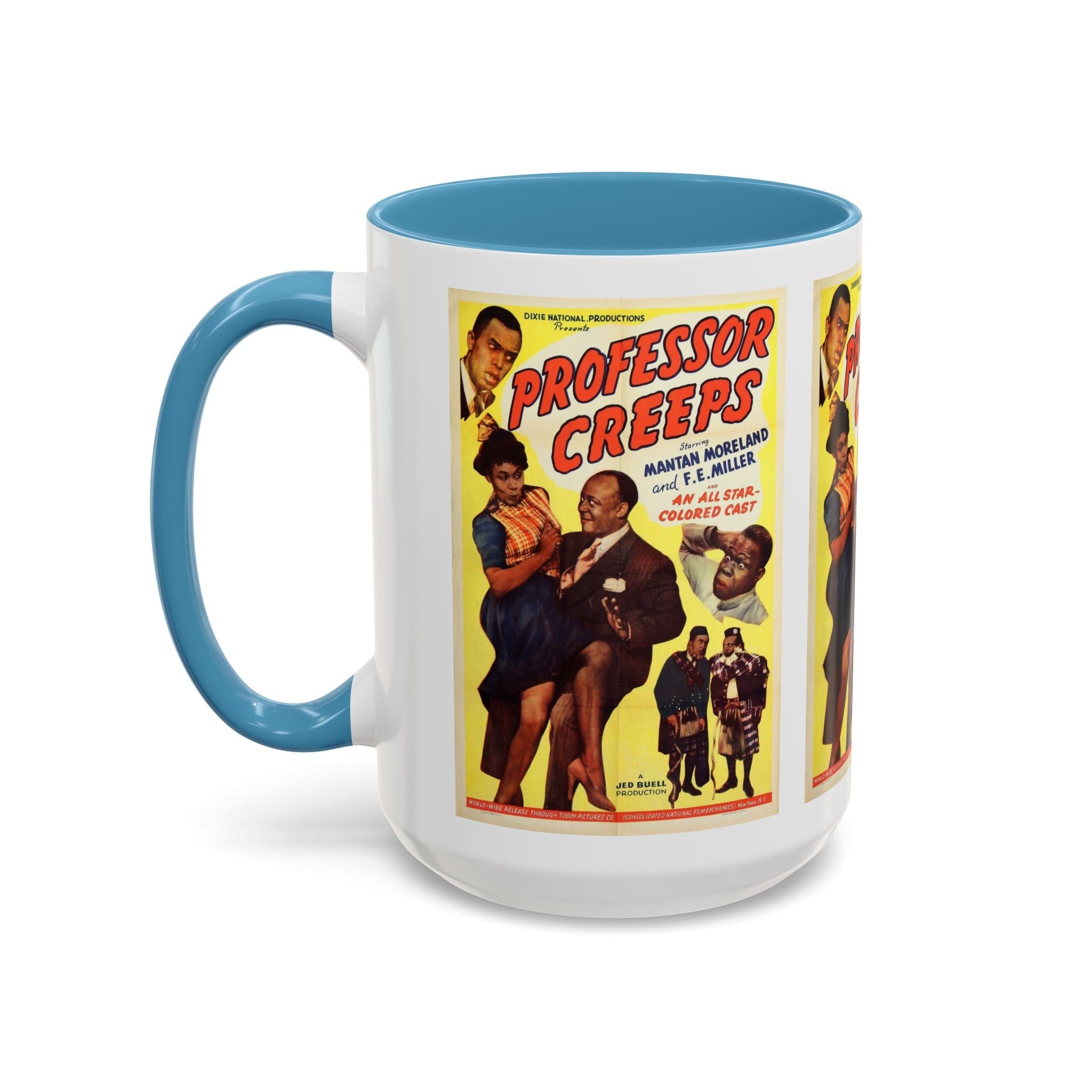 Cult Classic Movie Poster Art Accent Coffee Mug (11, 15oz) - Professor Creeps 1942 - POPvault