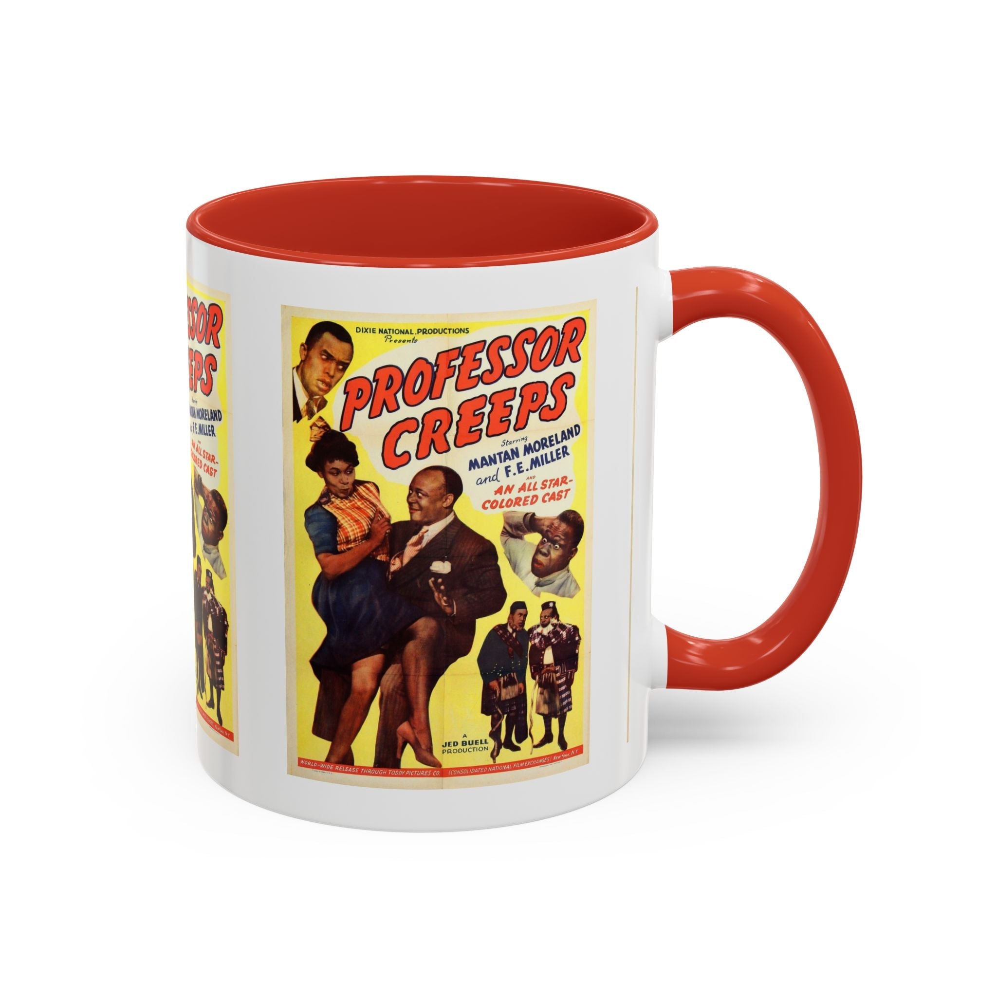 Cult Classic Movie Poster Art Accent Coffee Mug (11, 15oz) - Professor Creeps 1942 - POPvault