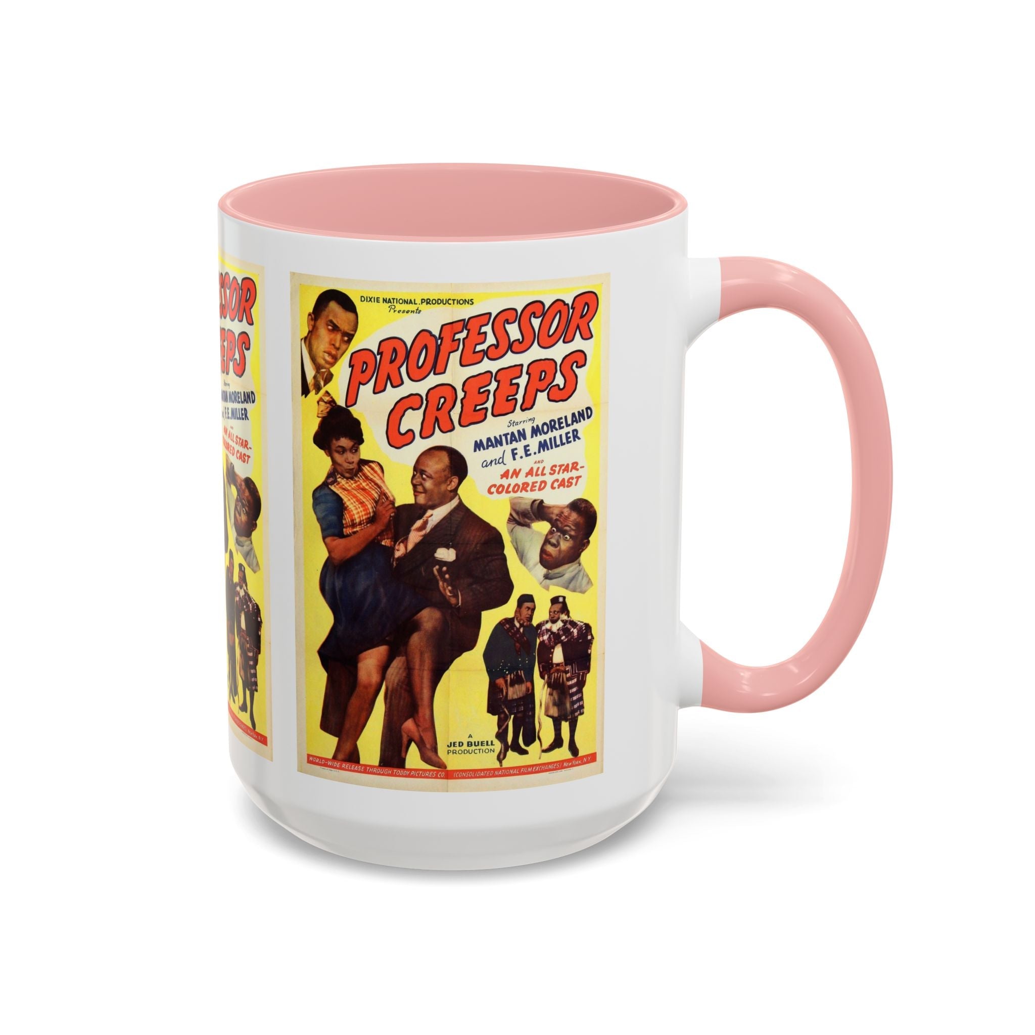 Cult Classic Movie Poster Art Accent Coffee Mug (11, 15oz) - Professor Creeps 1942 - POPvault