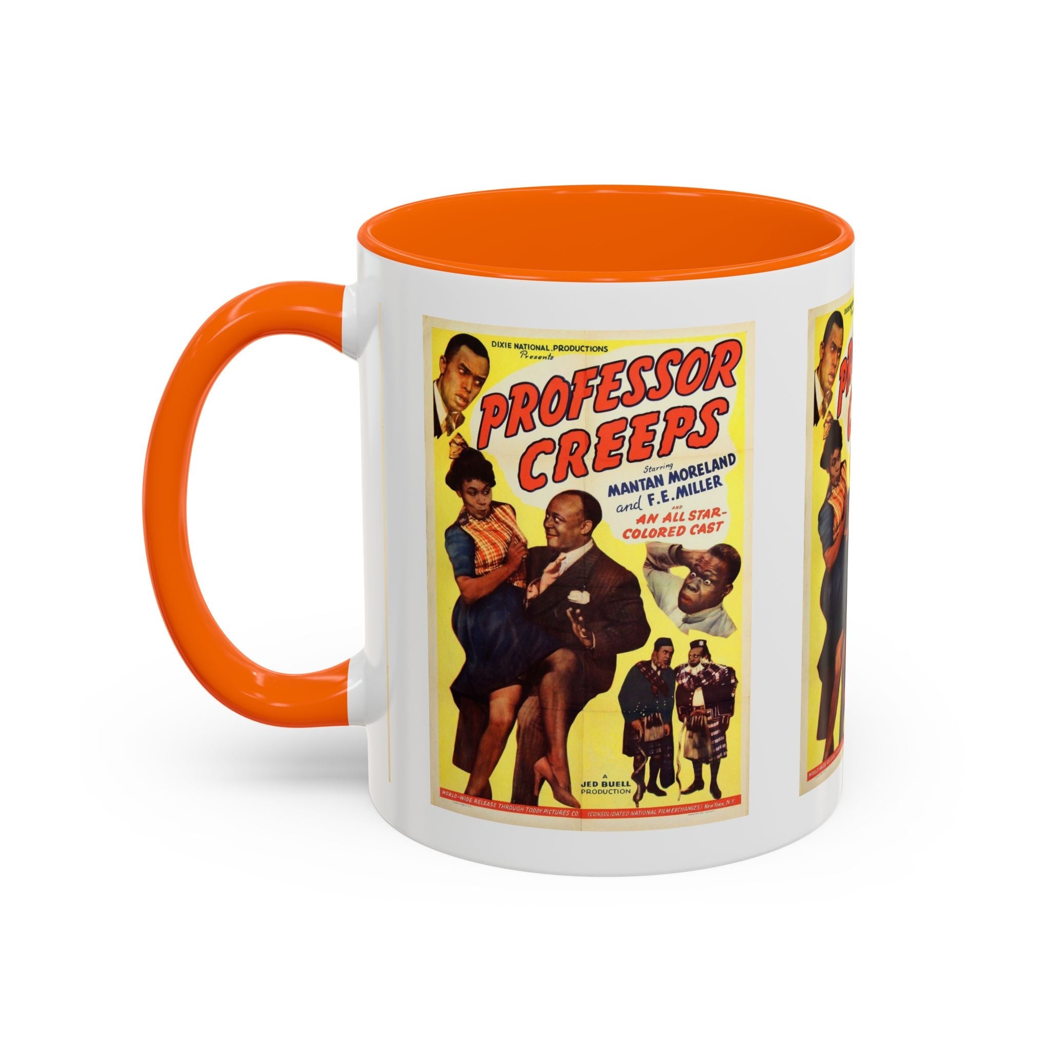 Cult Classic Movie Poster Art Accent Coffee Mug (11, 15oz) - Professor Creeps 1942 - POPvault
