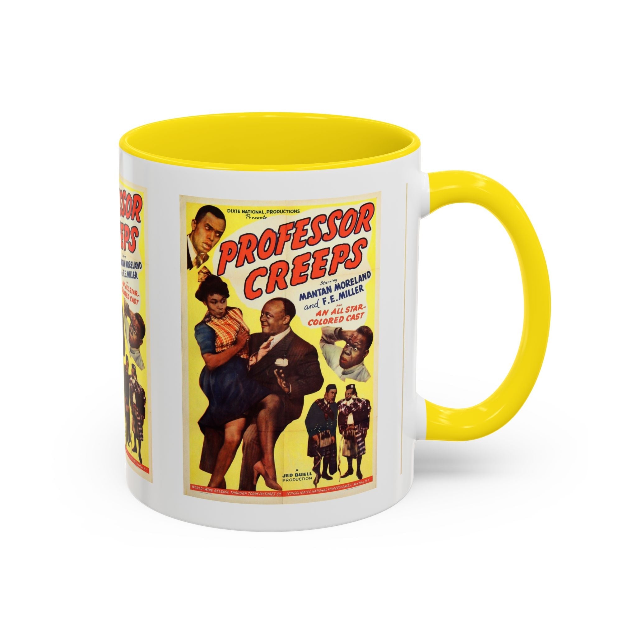 Cult Classic Movie Poster Art Accent Coffee Mug (11, 15oz) - Professor Creeps 1942 - POPvault