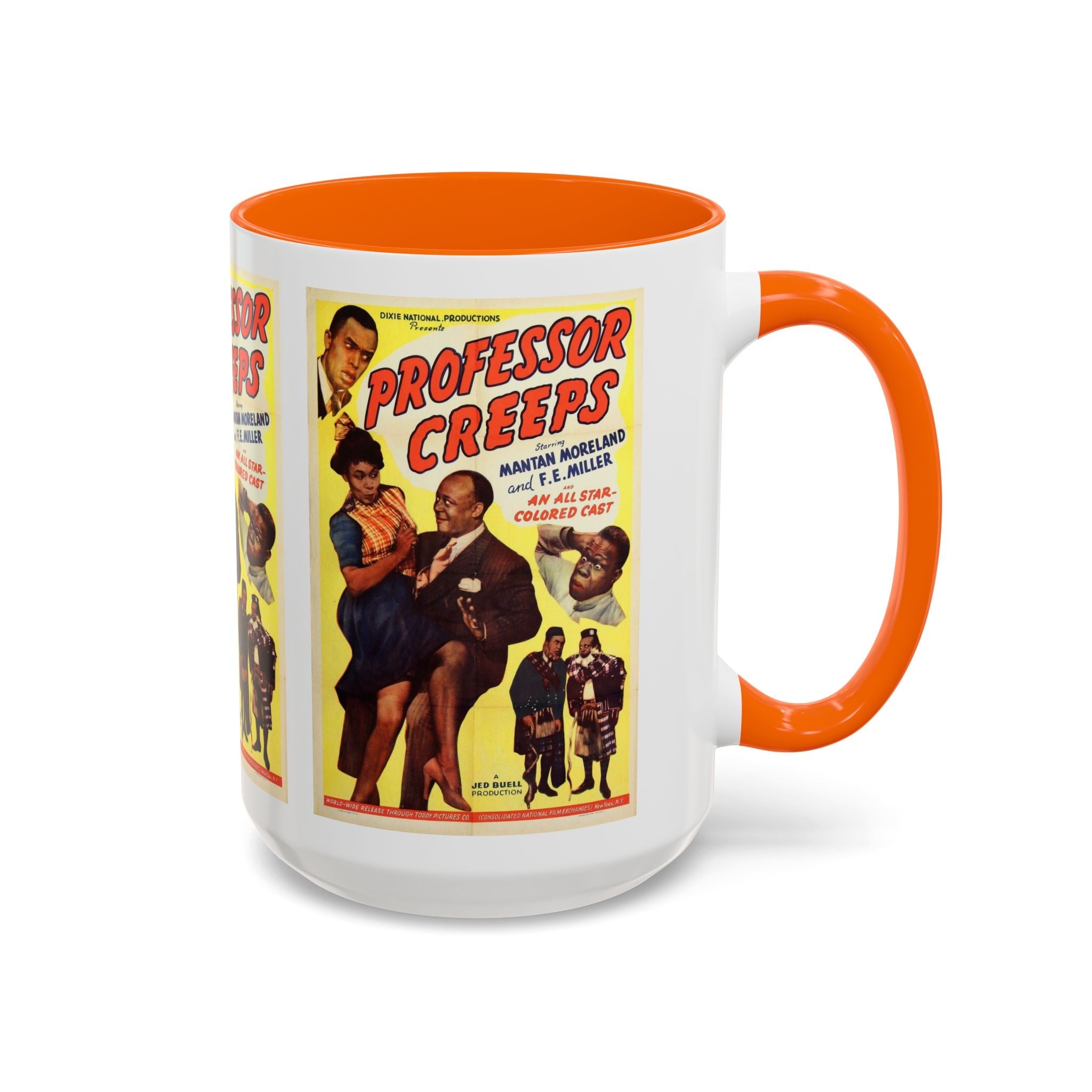 Cult Classic Movie Poster Art Accent Coffee Mug (11, 15oz) - Professor Creeps 1942 - POPvault
