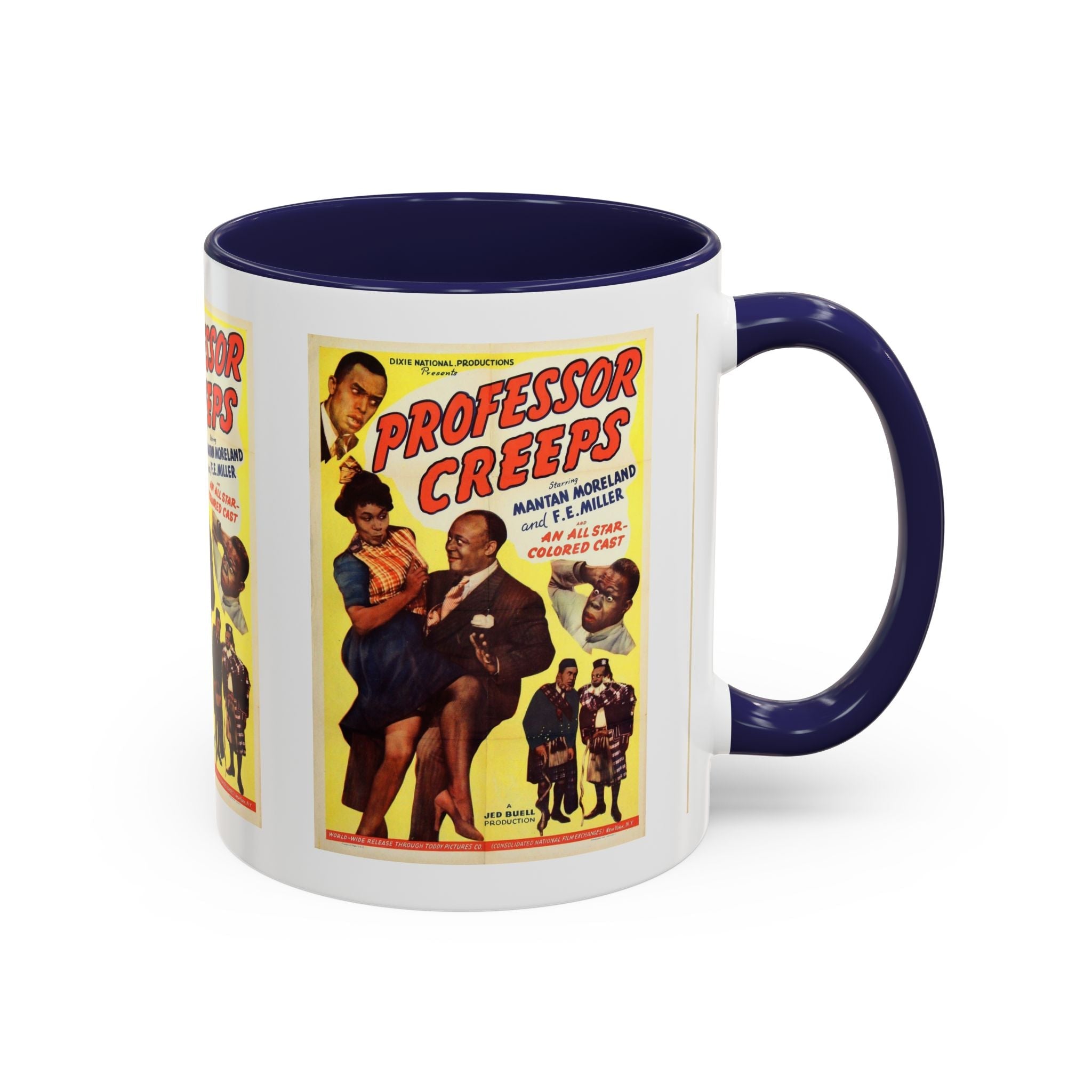 Cult Classic Movie Poster Art Accent Coffee Mug (11, 15oz) - Professor Creeps 1942 - POPvault