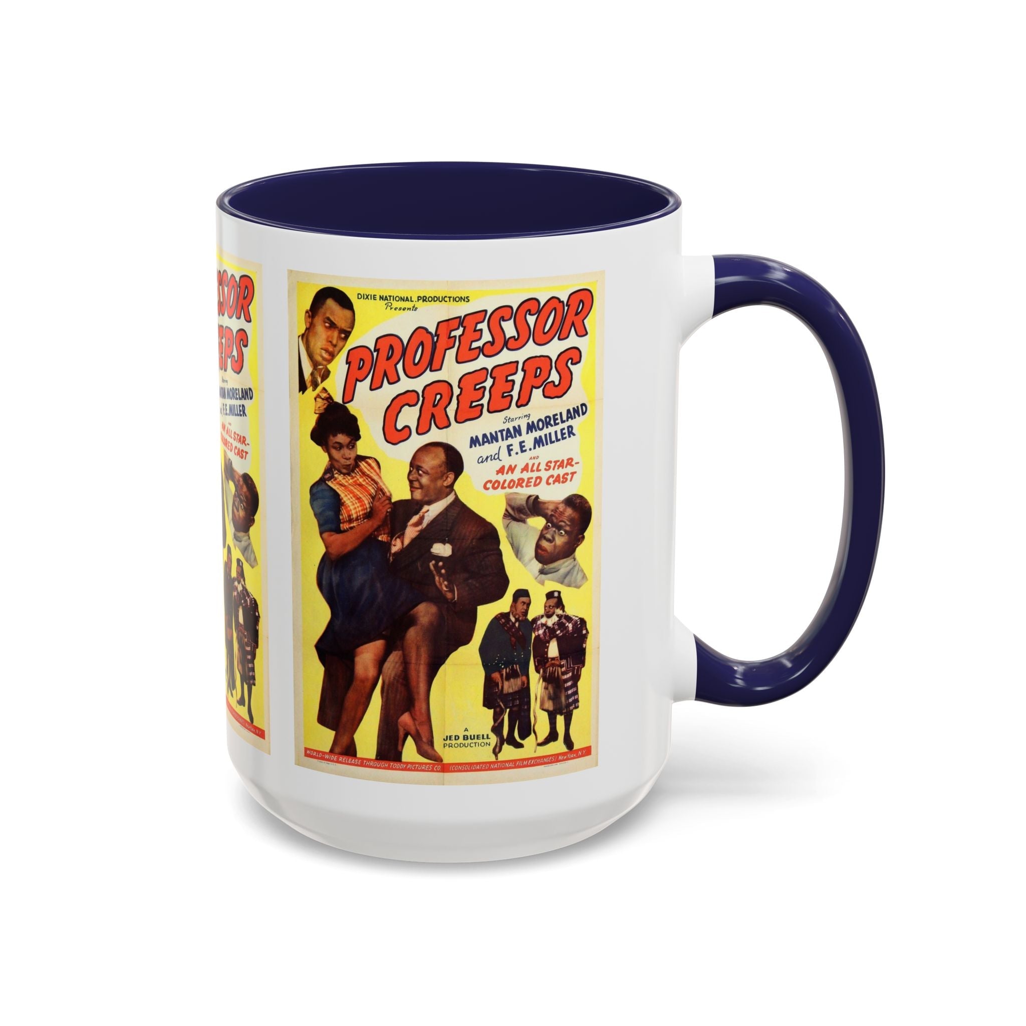 Cult Classic Movie Poster Art Accent Coffee Mug (11, 15oz) - Professor Creeps 1942 - POPvault