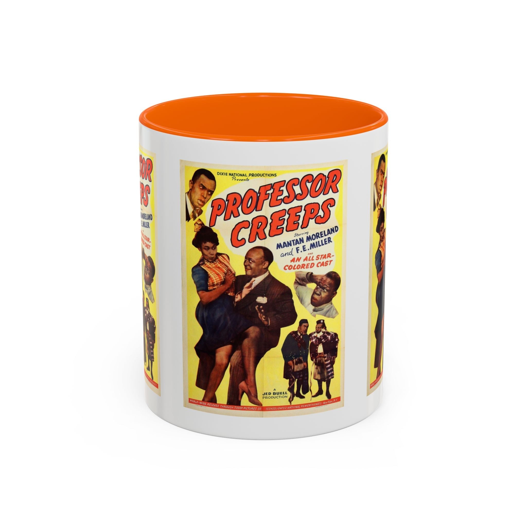 Cult Classic Movie Poster Art Accent Coffee Mug (11, 15oz) - Professor Creeps 1942 - POPvault