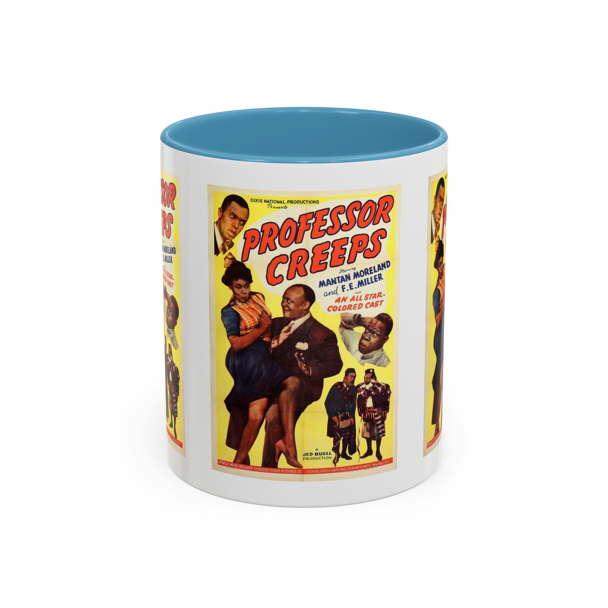Cult Classic Movie Poster Art Accent Coffee Mug (11, 15oz) - Professor Creeps 1942 - POPvault