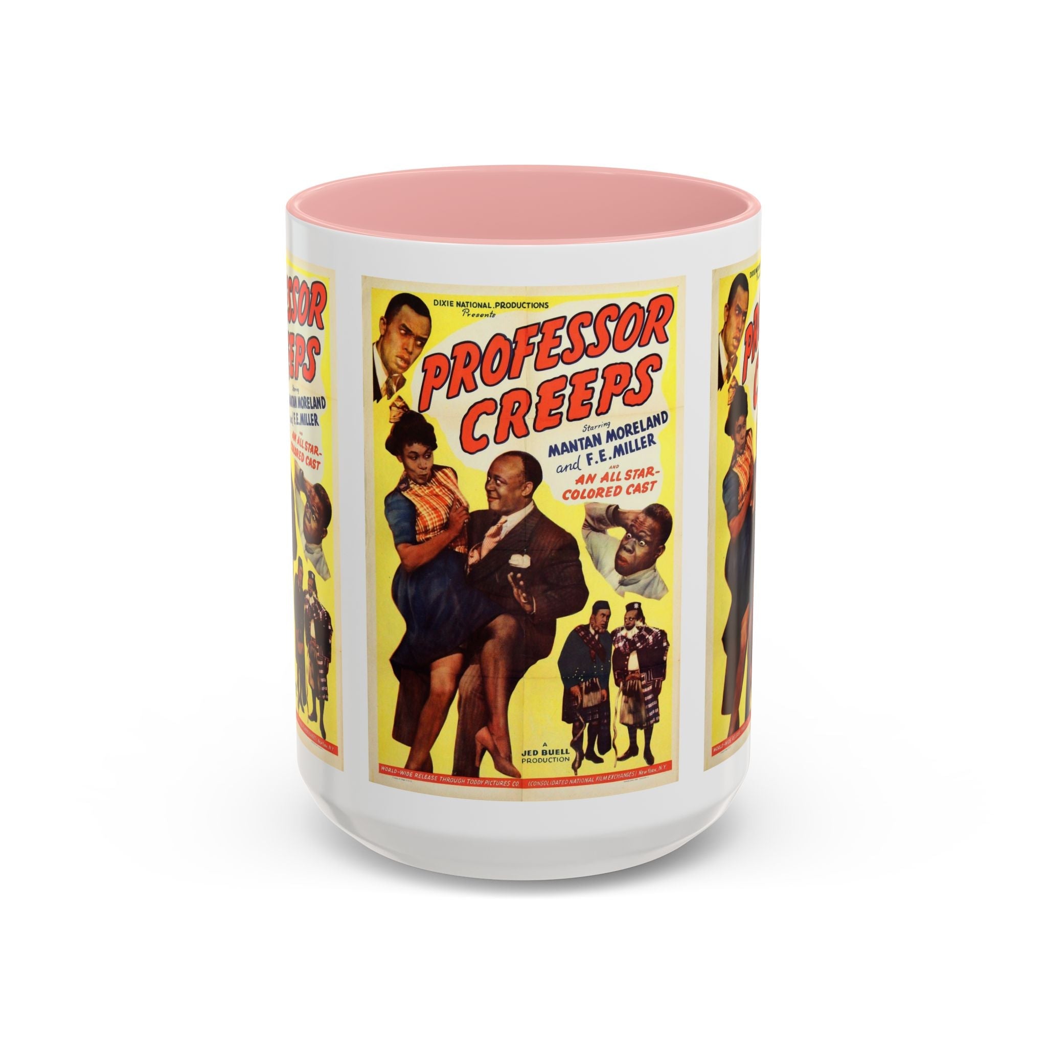 Cult Classic Movie Poster Art Accent Coffee Mug (11, 15oz) - Professor Creeps 1942 - POPvault