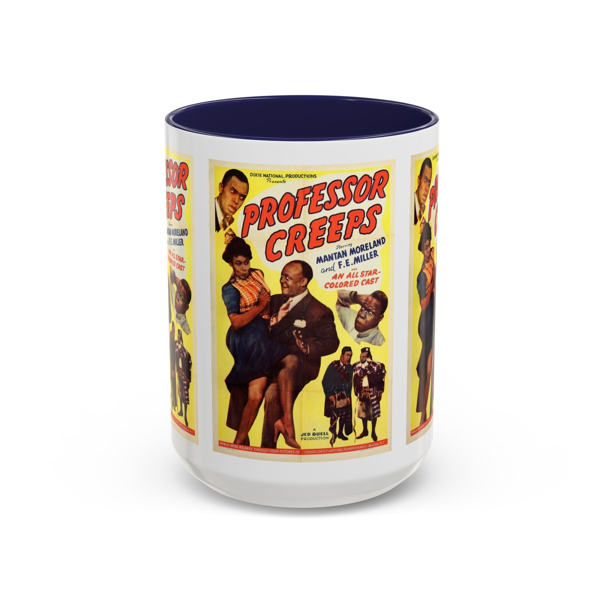 Cult Classic Movie Poster Art Accent Coffee Mug (11, 15oz) - Professor Creeps 1942 - POPvault