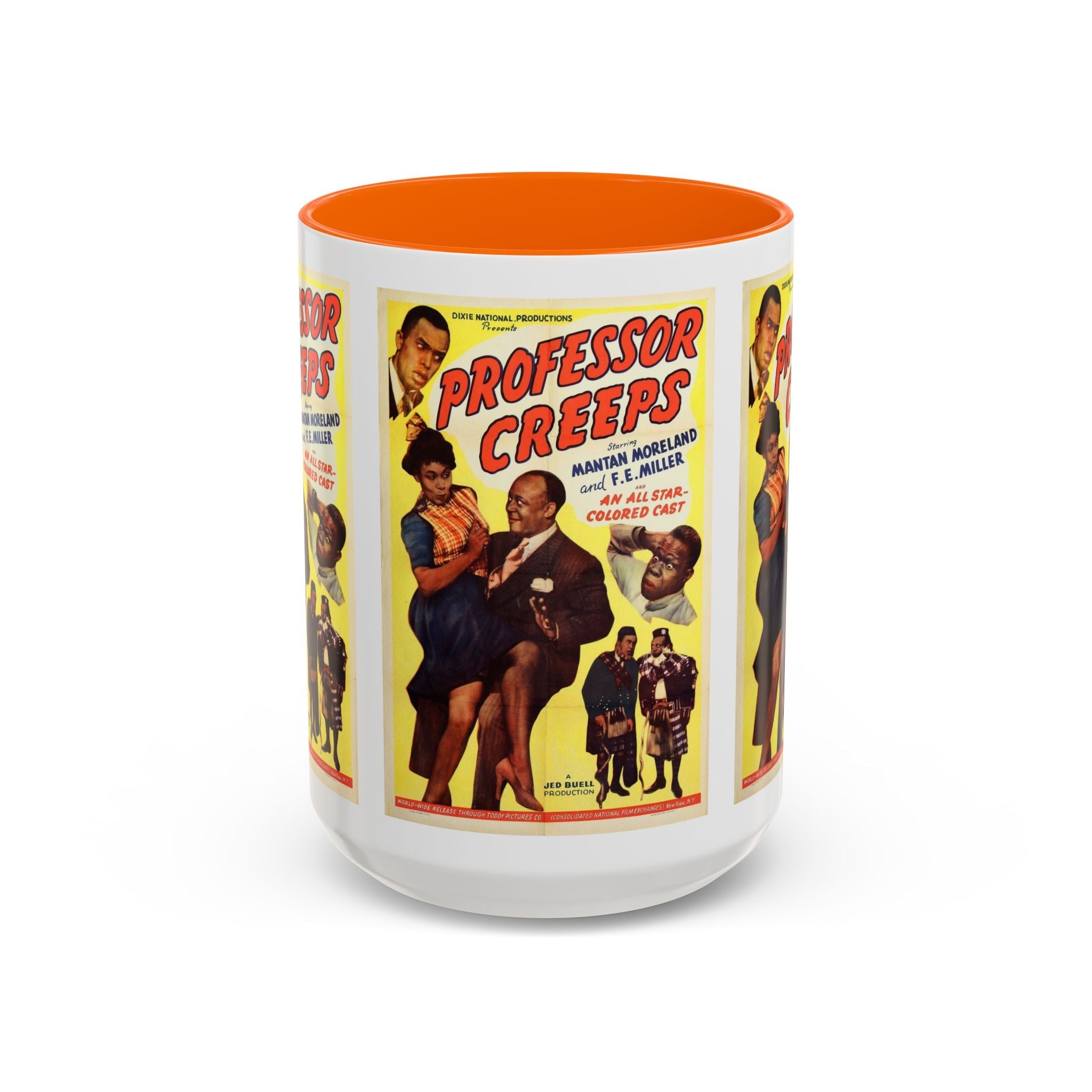 Cult Classic Movie Poster Art Accent Coffee Mug (11, 15oz) - Professor Creeps 1942 - POPvault