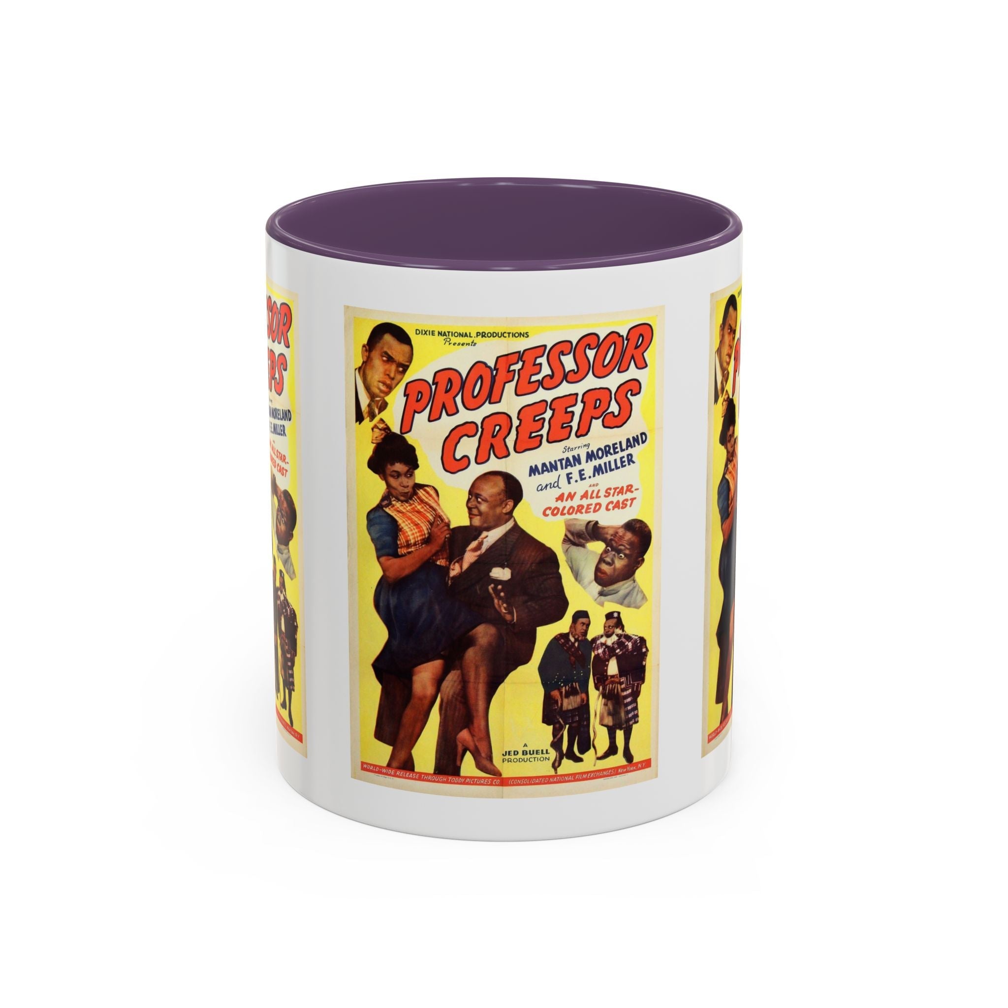 Cult Classic Movie Poster Art Accent Coffee Mug (11, 15oz) - Professor Creeps 1942 - POPvault