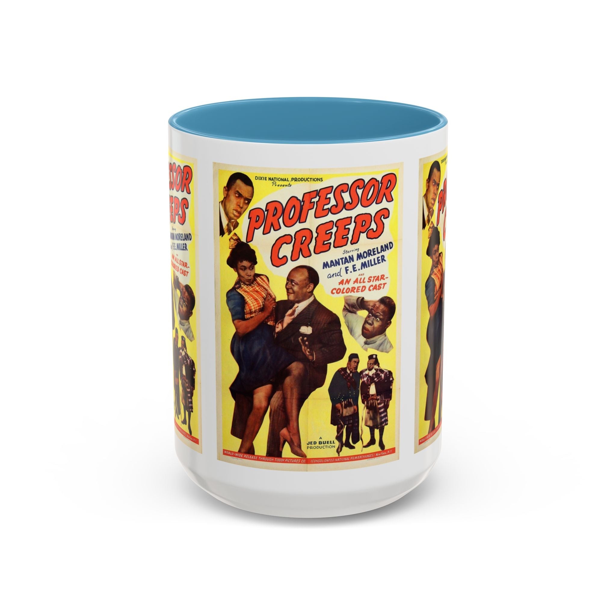 Cult Classic Movie Poster Art Accent Coffee Mug (11, 15oz) - Professor Creeps 1942 - POPvault