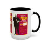 Cult Classic Movie Poster Art Accent Coffee Mug (11, 15oz) - Psycho 1960 - POPvault