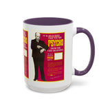 Cult Classic Movie Poster Art Accent Coffee Mug (11, 15oz) - Psycho 1960 - POPvault
