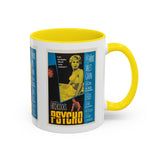 Cult Classic Movie Poster Art Accent Coffee Mug (11, 15oz) - Psycho Halftone Version 1960 - POPvault