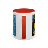 Cult Classic Movie Poster Art Accent Coffee Mug (11, 15oz) - Psycho Halftone Version 1960 - POPvault