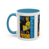 Cult Classic Movie Poster Art Accent Coffee Mug (11, 15oz) - Psycho Halftone Version 1960 - POPvault