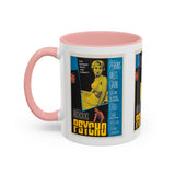 Cult Classic Movie Poster Art Accent Coffee Mug (11, 15oz) - Psycho Halftone Version 1960 - POPvault