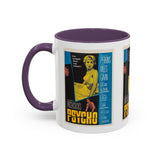 Cult Classic Movie Poster Art Accent Coffee Mug (11, 15oz) - Psycho Halftone Version 1960 - POPvault
