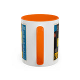 Cult Classic Movie Poster Art Accent Coffee Mug (11, 15oz) - Psycho Halftone Version 1960 - POPvault