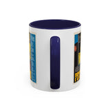 Cult Classic Movie Poster Art Accent Coffee Mug (11, 15oz) - Psycho Halftone Version 1960 - POPvault