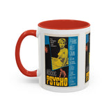 Cult Classic Movie Poster Art Accent Coffee Mug (11, 15oz) - Psycho Halftone Version 1960 - POPvault