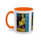 Cult Classic Movie Poster Art Accent Coffee Mug (11, 15oz) - Psycho Halftone Version 1960 - POPvault
